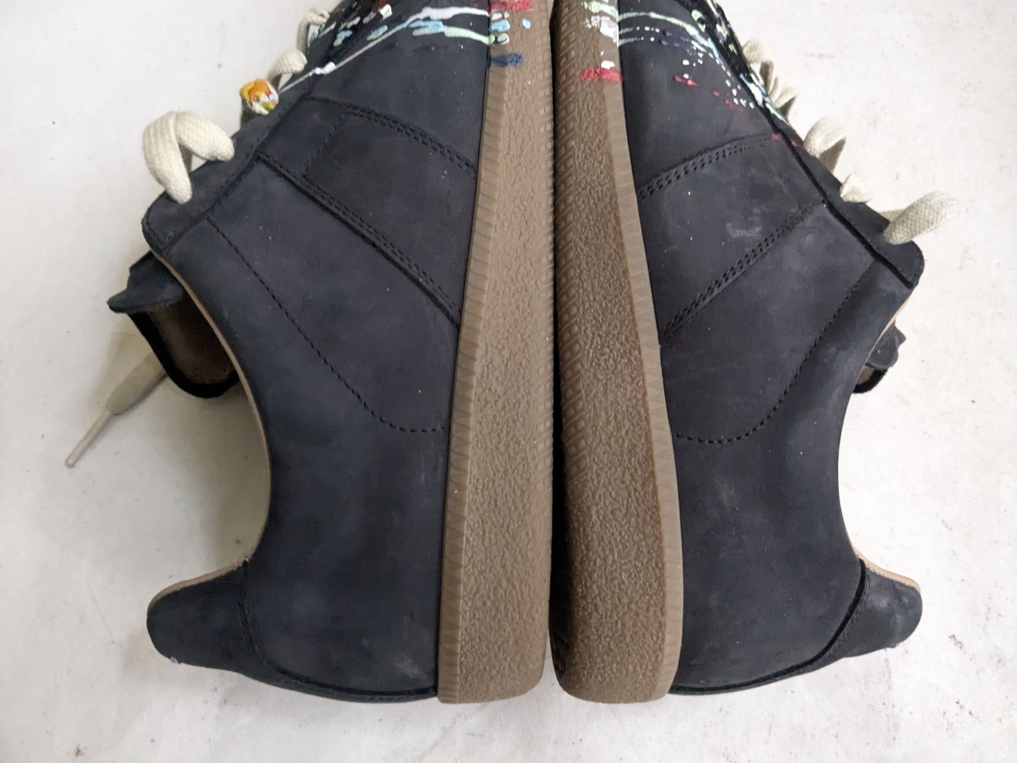 Maison Margiela Maison Margiela GAT Replica Paint Splatter 9 42 Black Size US 9 / EU 42 - 12 Thumbnail