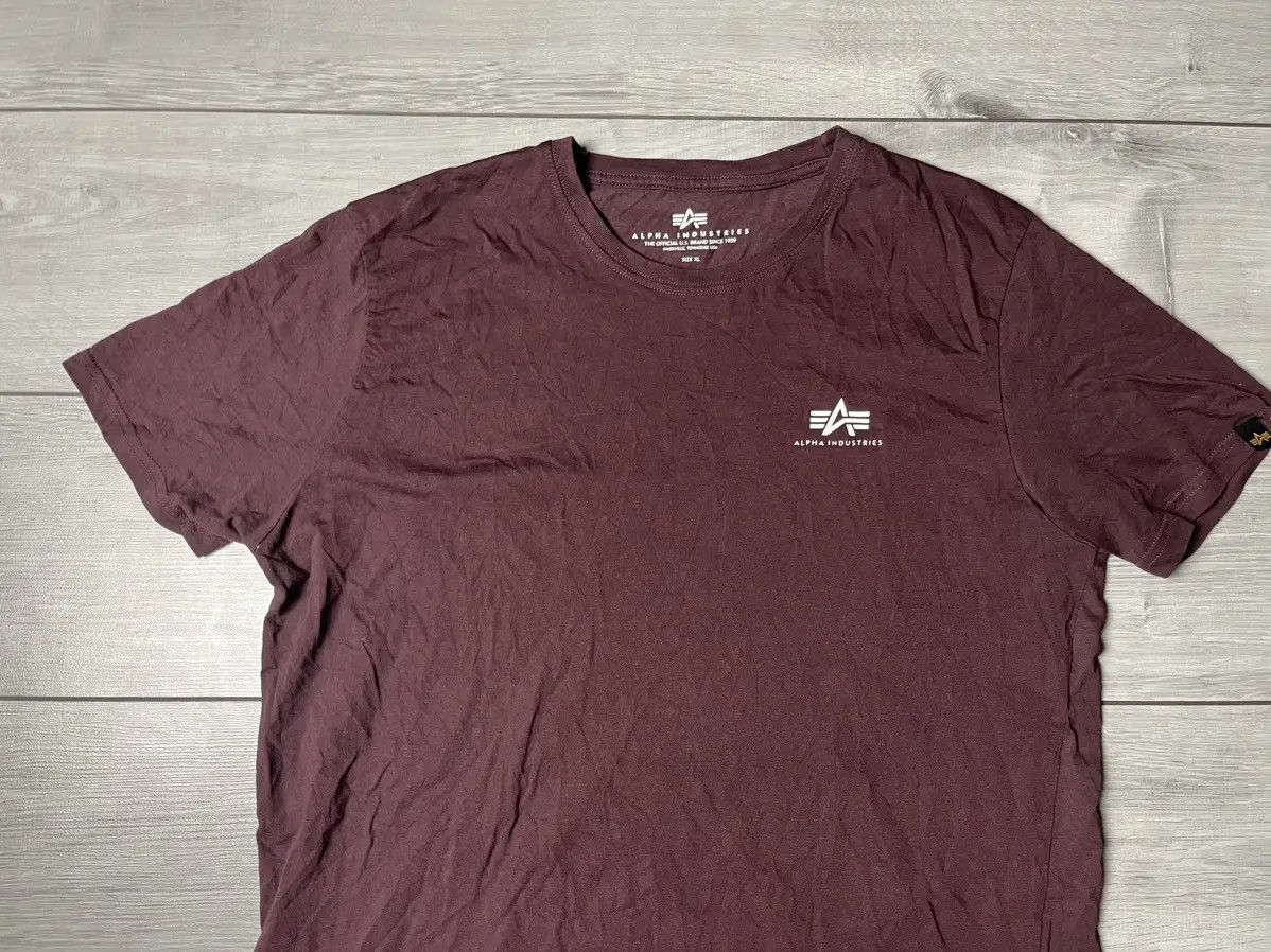 Alpha Industries Alpha industries tshirt small logo size XLarge Size US XL / EU 56 / 4 - 3 Thumbnail