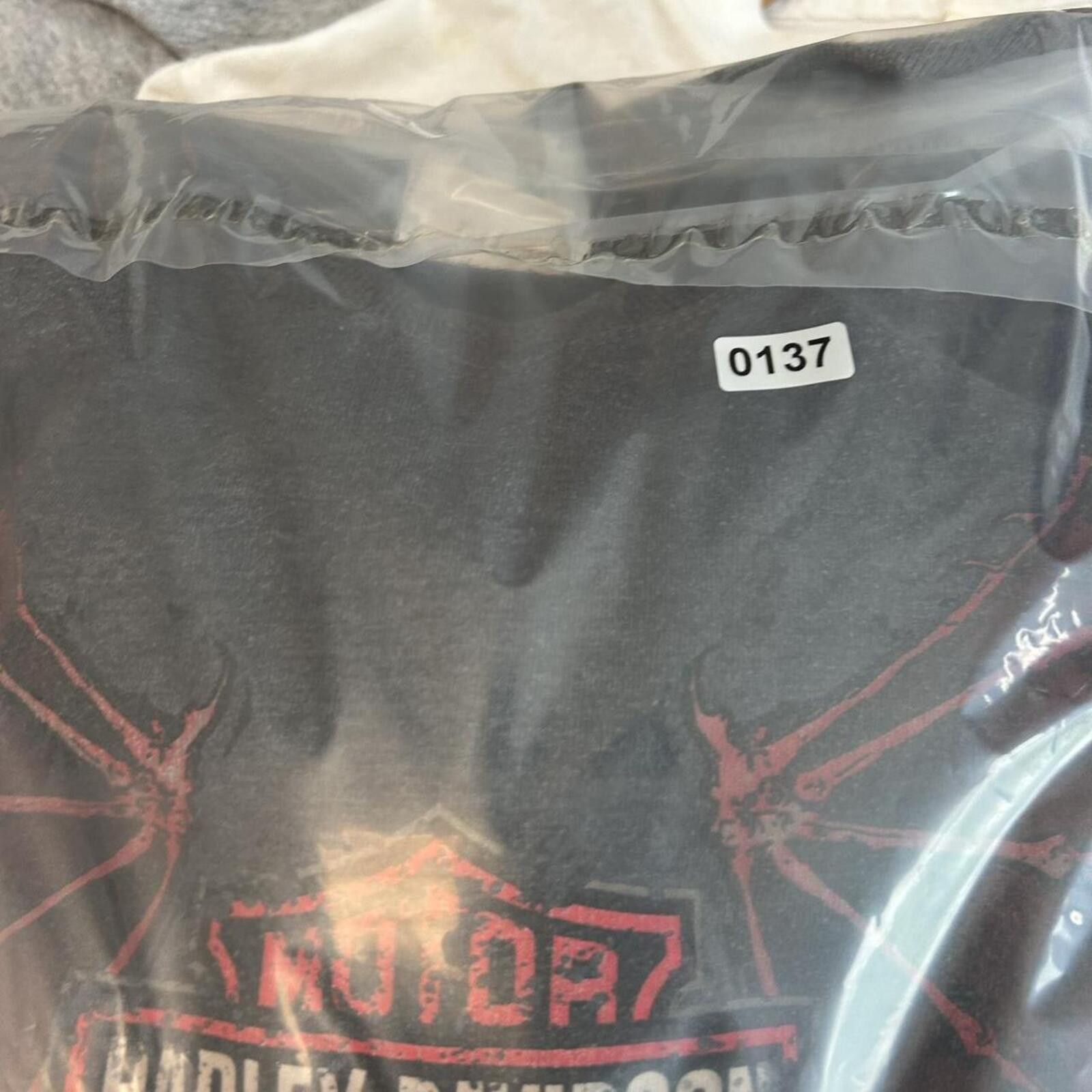 Harley Davidson Harley Davidson Men's Grey and Black Tshirt Size US XL / EU 56 / 4 - 7 Thumbnail