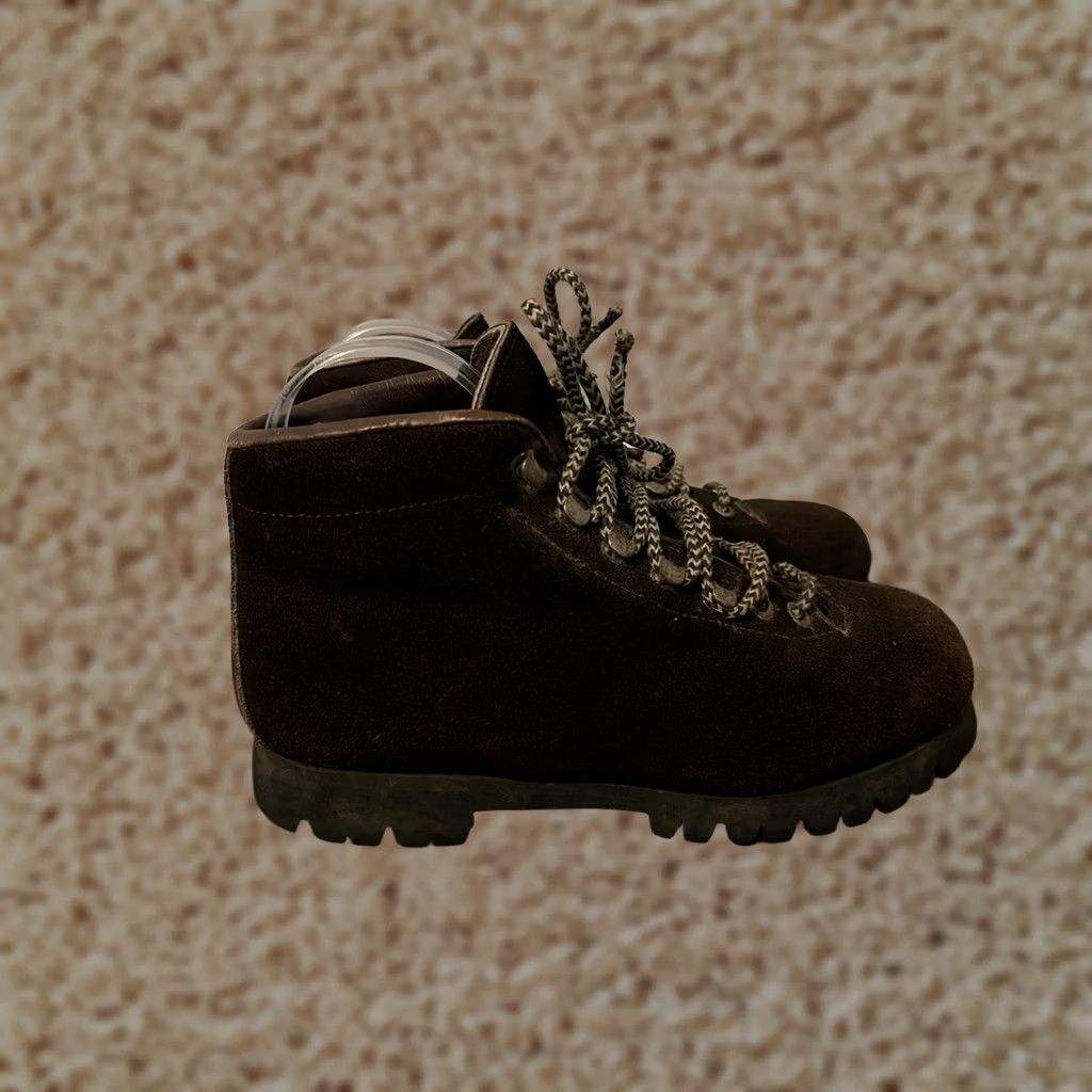 Vibram VINTAGE Bavaria Leather Mountain Boots Vibram Montagna Italy Women's 6.5B Size US 7 / IT 37 - 1 Thumbnail