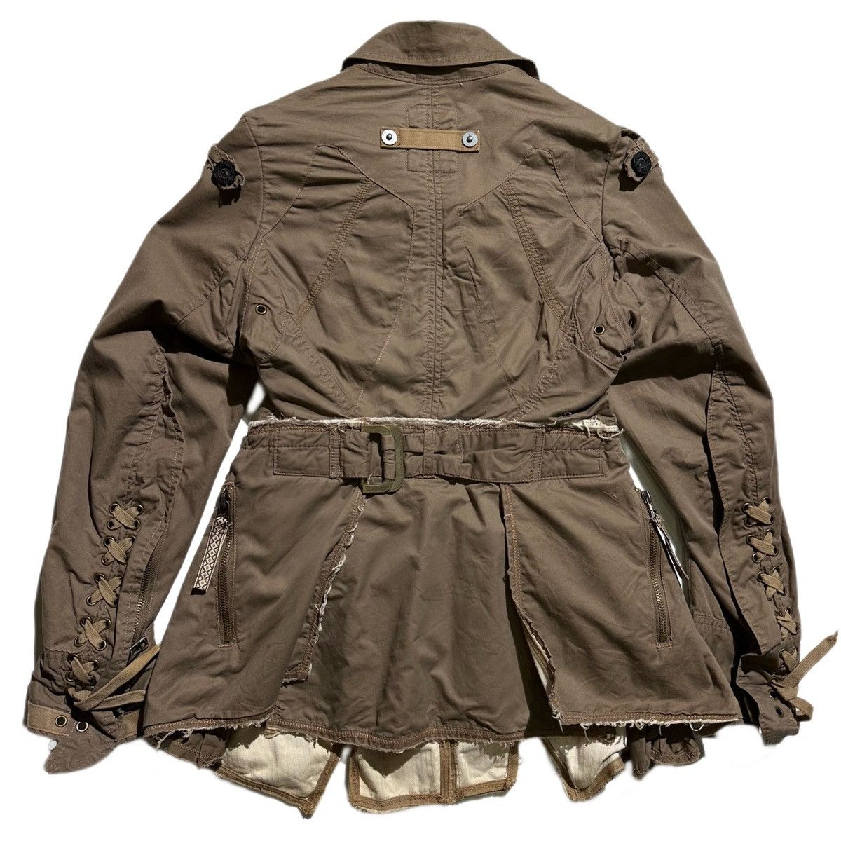 Marithe + Francois Girbaud 00’s Marithe Francois Girbaud Apocalypse Style Rope Jacket Size US M / EU 48-50 / 2 - 3 Thumbnail
