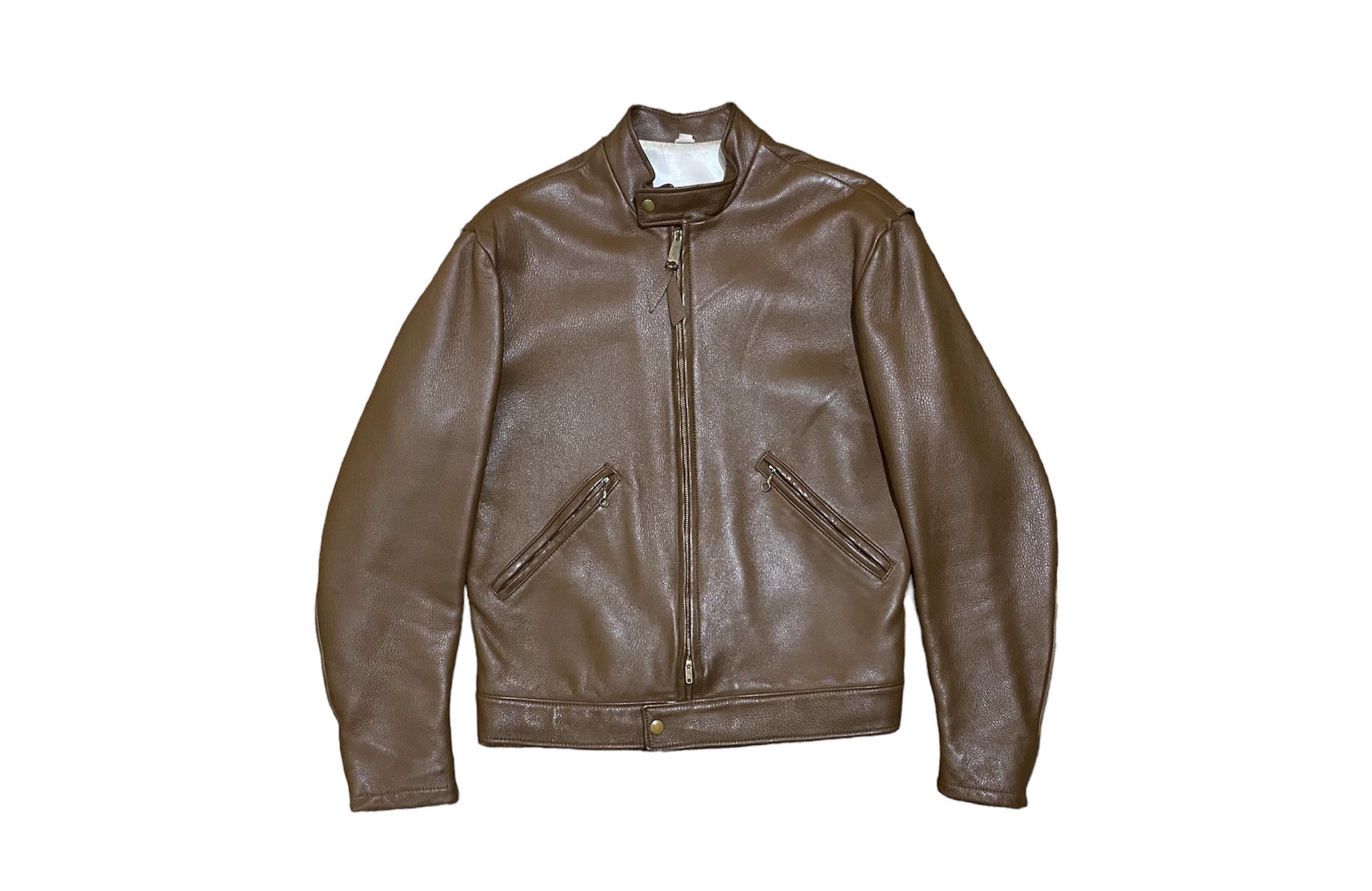 Vintage Rare Vintage 60s Mid Western Sport Togs Deerskin Cafe Racer Size US L / EU 52-54 / 3 - 1 Thumbnail