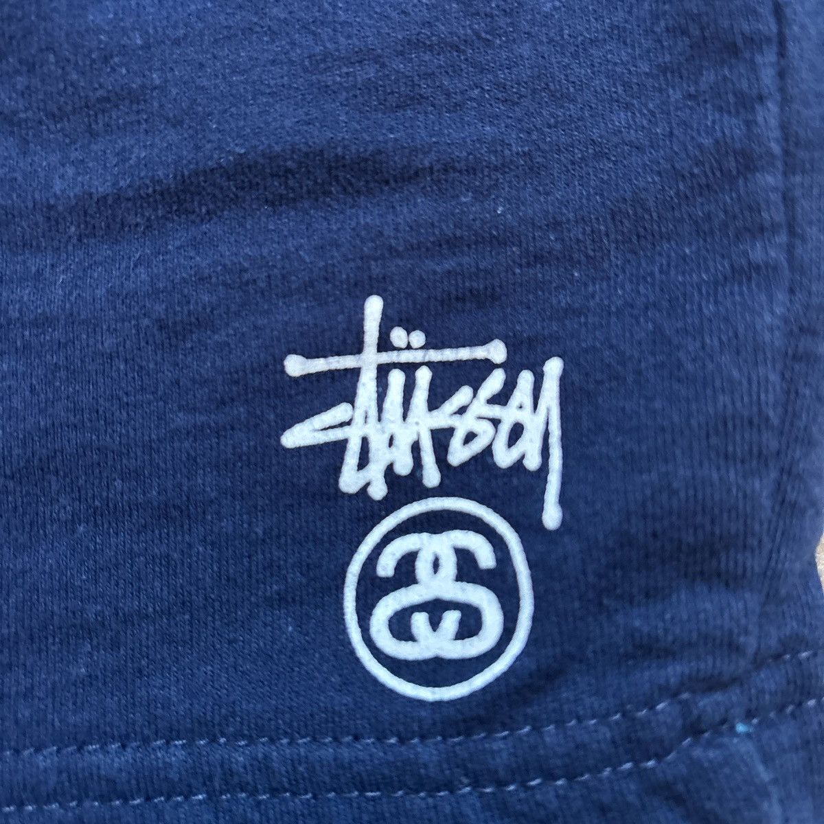 Stussy Navy blue Stüssy fleece lounge shorts Size US 38 / EU 54 - 2 Thumbnail