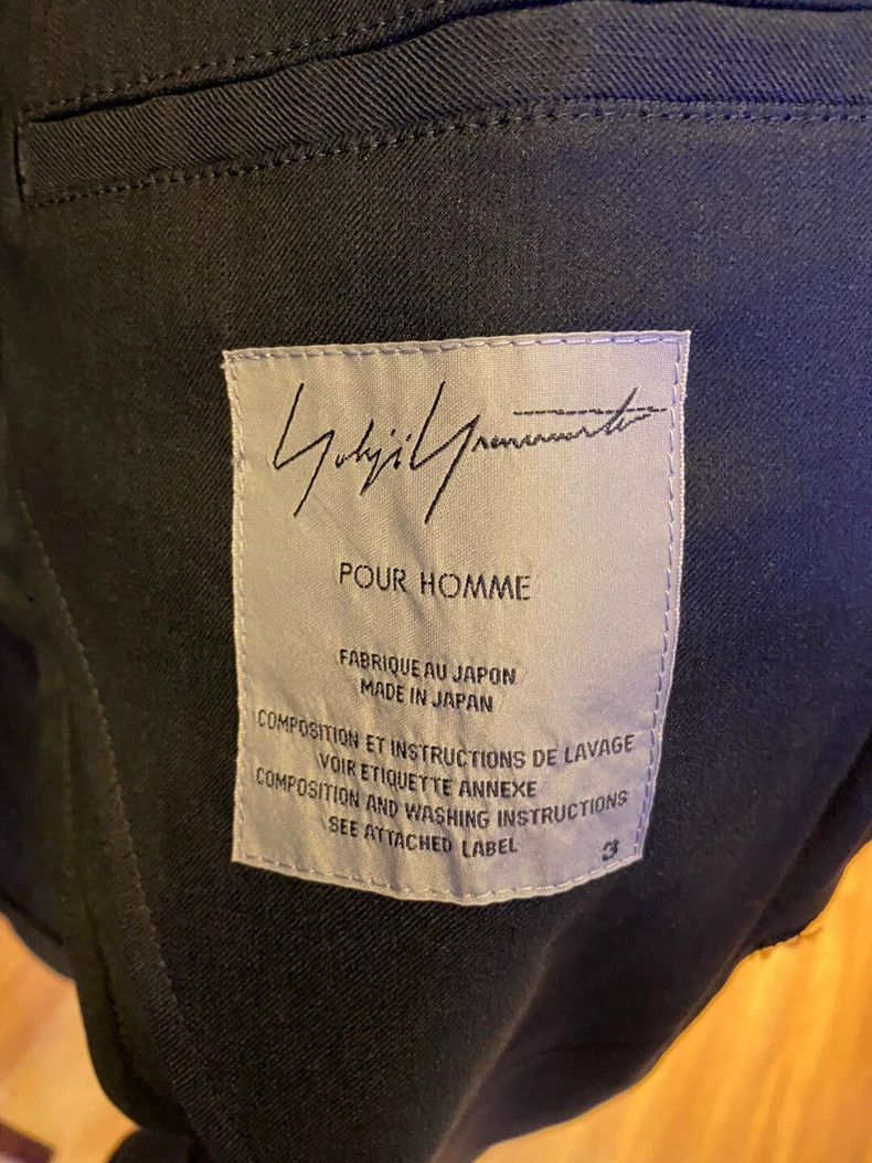 Yohji Yamamoto yohji yamamoto16 SS main line show suit white line jacket 2 Size US L / EU 52-54 / 3 - 3 Thumbnail