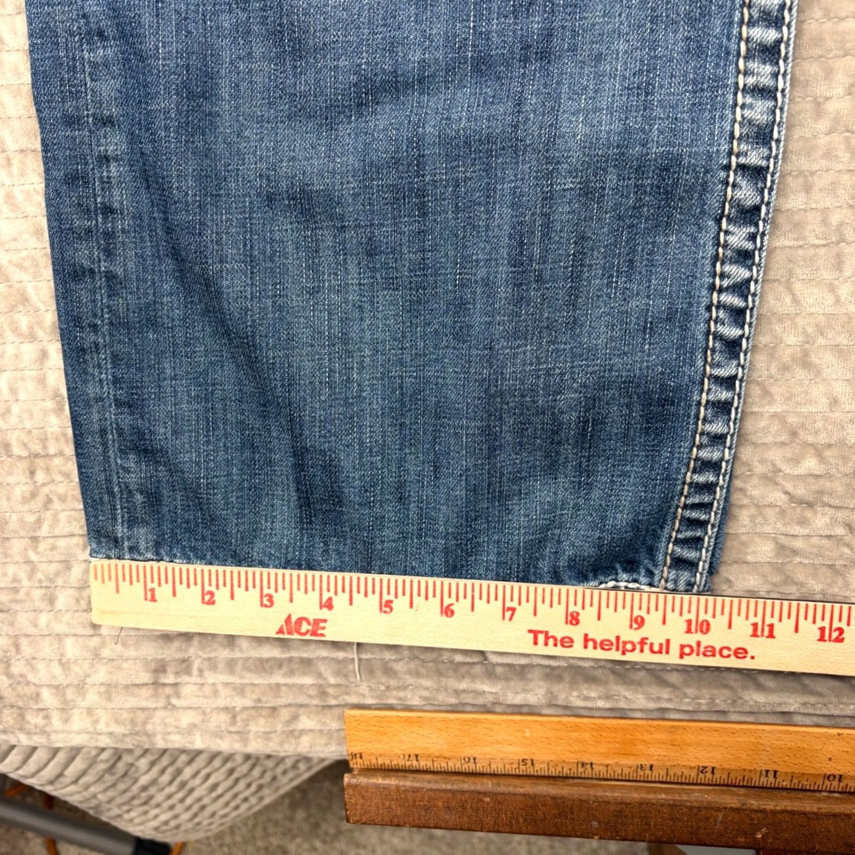 Silver Jeans Co. Silver Jeans Co Gordie Jeans Straight 40x32 Men Blue Denim 5-Pocket Zip Button M83456LD250 Size US 40 / EU 56 - 3 Thumbnail