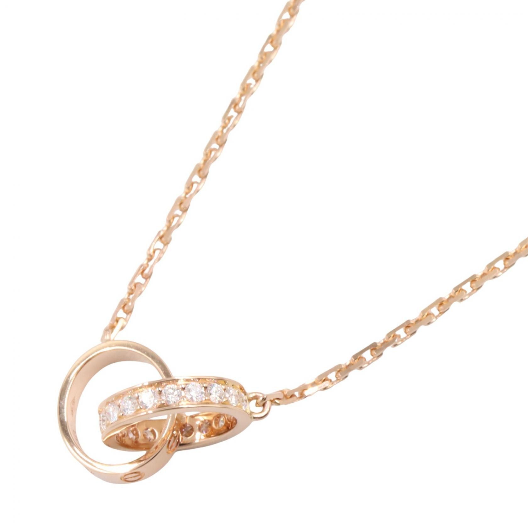 Cartier Cartier Cartier Baby Love Au750 Diamond Necklace Precious Metal Necklace DUTY FREE for USA Size ONE SIZE - 1 Thumbnail