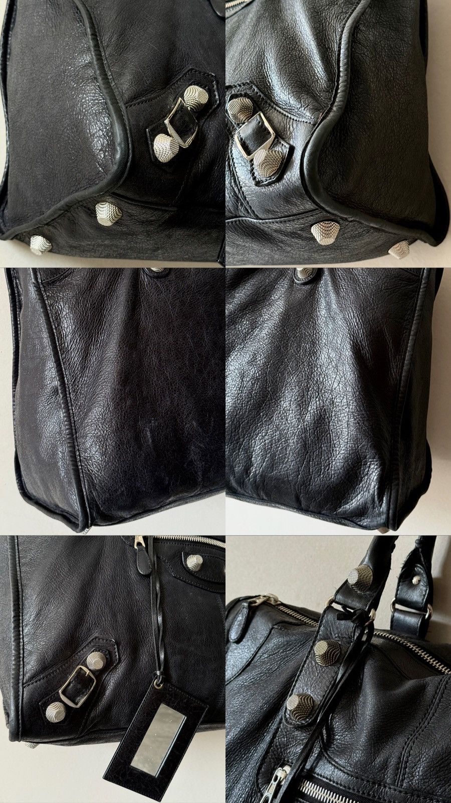 Balenciaga RARE Balenciaga - 2000’s - XL Le City - Lambskin Work Bag Size ONE SIZE - 5 Thumbnail