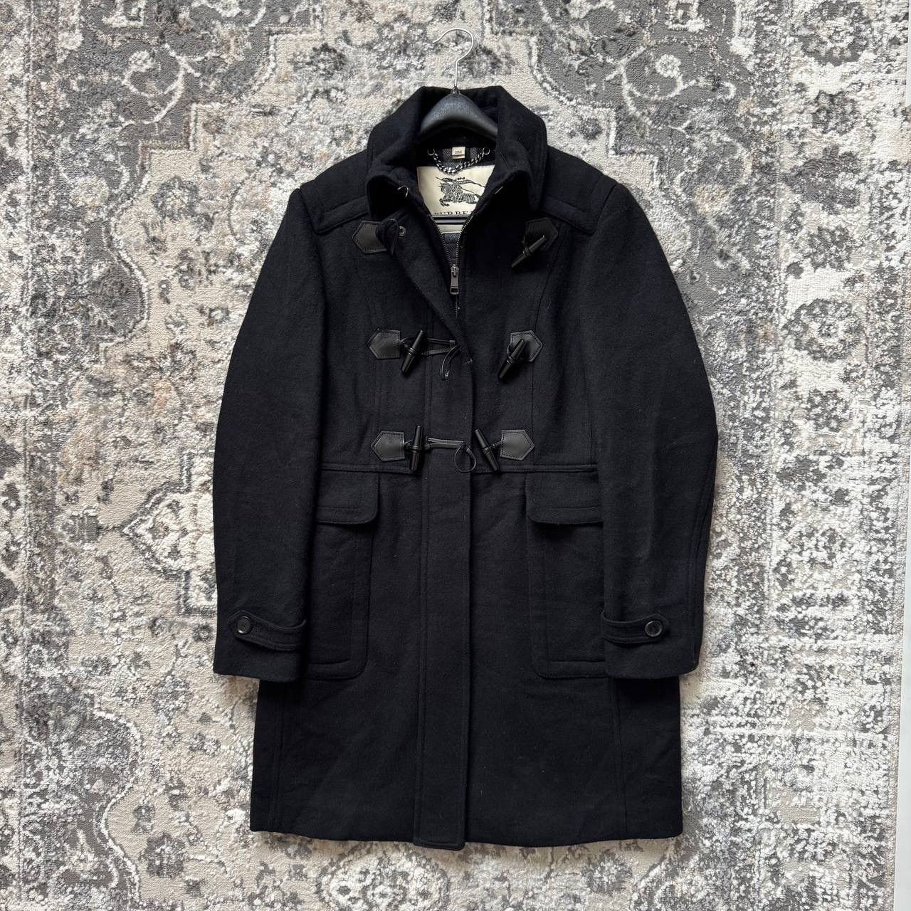 Burberry Burberry Wool Duffle Coat Nova Check England Jacket Size XL / US 12-14 / IT 48-50 - 1 Thumbnail
