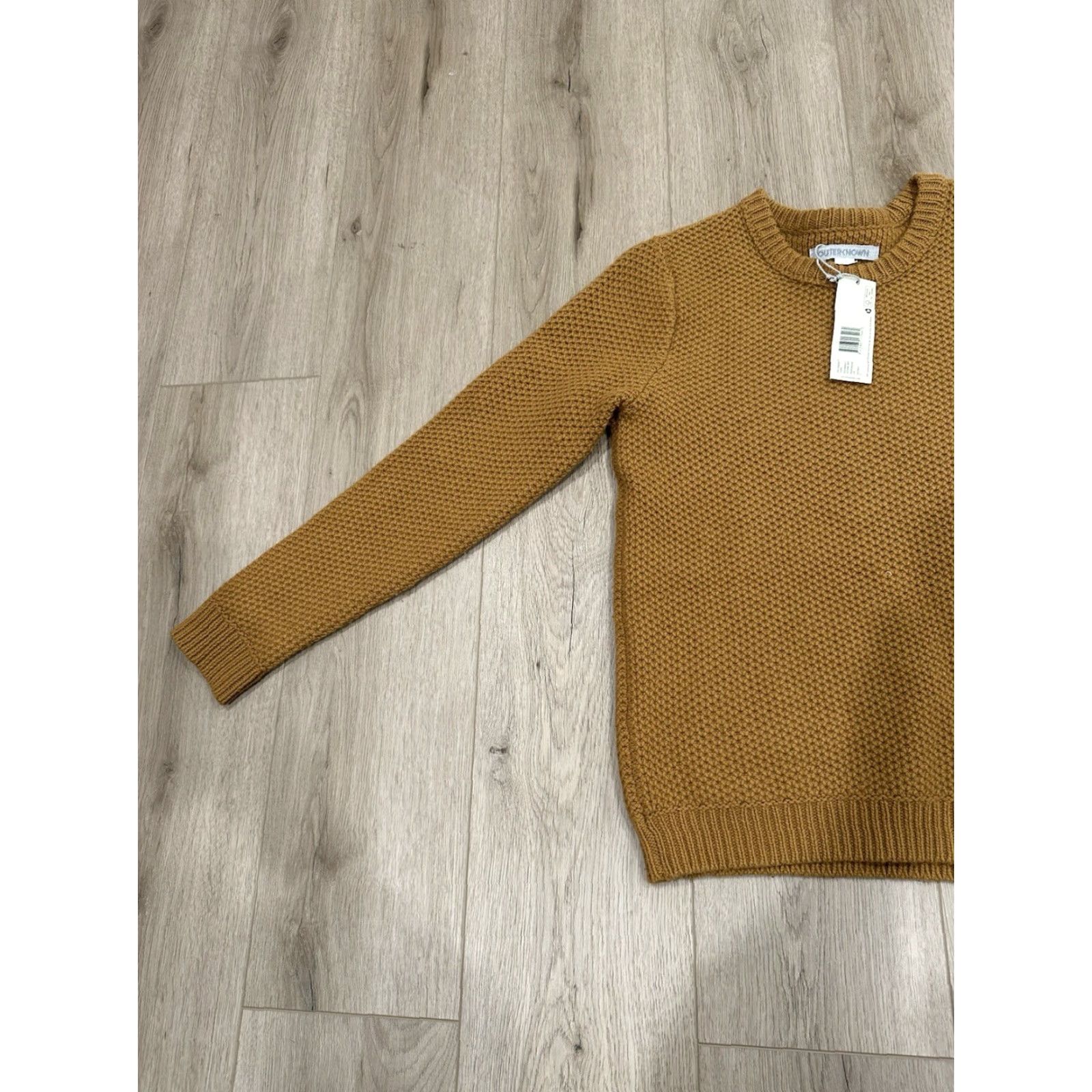 Outerknown VINTAGE removed Outerknown Sweatshirt? No, use rules. Final: Outerknown Women Sweater Crew Neck Wool Gold S Pullover Regular Size Small Size S / US 4 / IT 40 - 4 Thumbnail