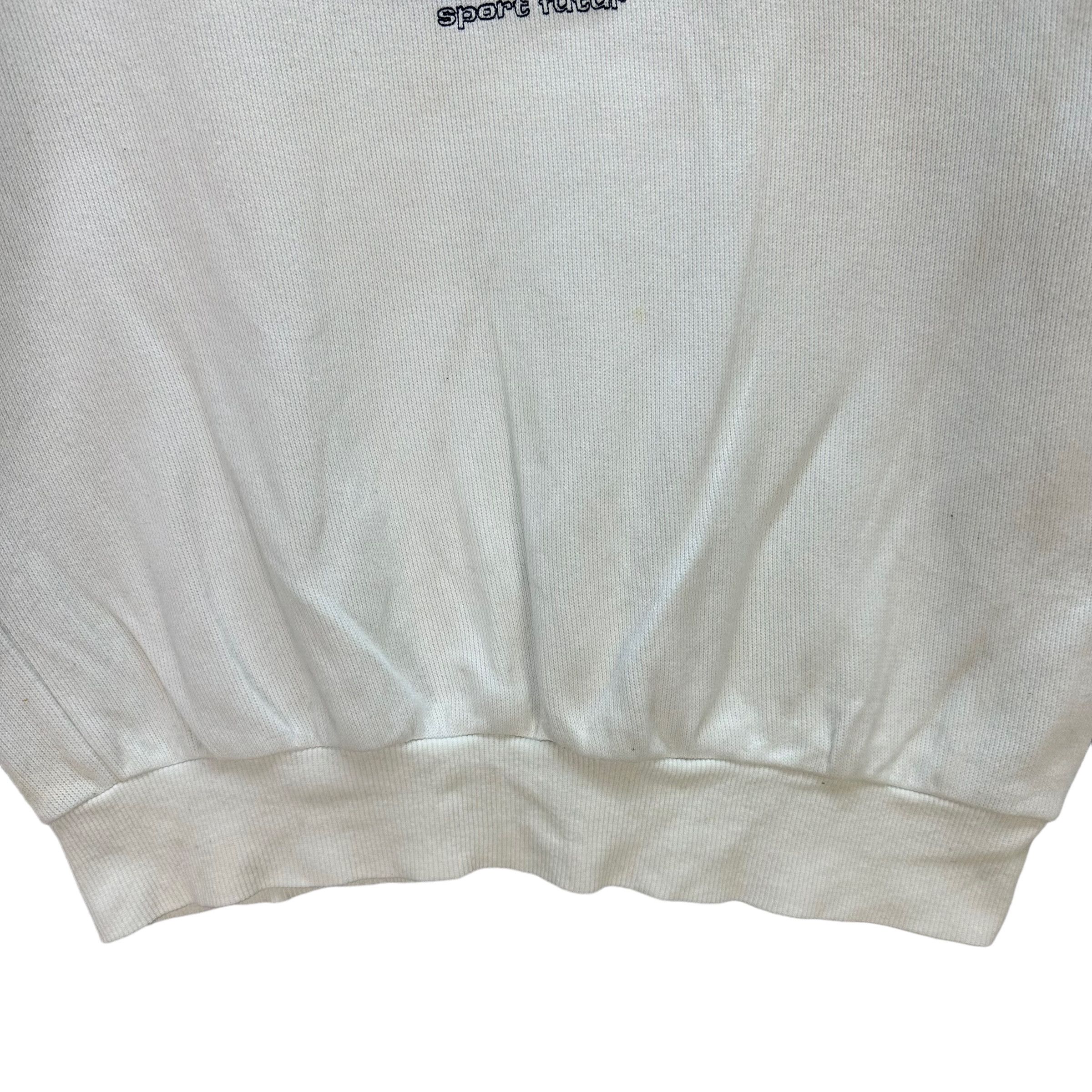 Courreges COURREGES Center Logo Turtleneck Half Zip Sweatshirt A3-0069 Size US S / EU 44-46 / 1 - 4 Thumbnail