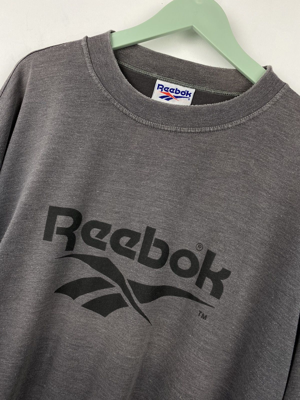 Reebok Vintage 90s Reebok Training Soccer Sweatshirt PSG Liverpool Size US M / EU 48-50 / 2 - 2 Thumbnail