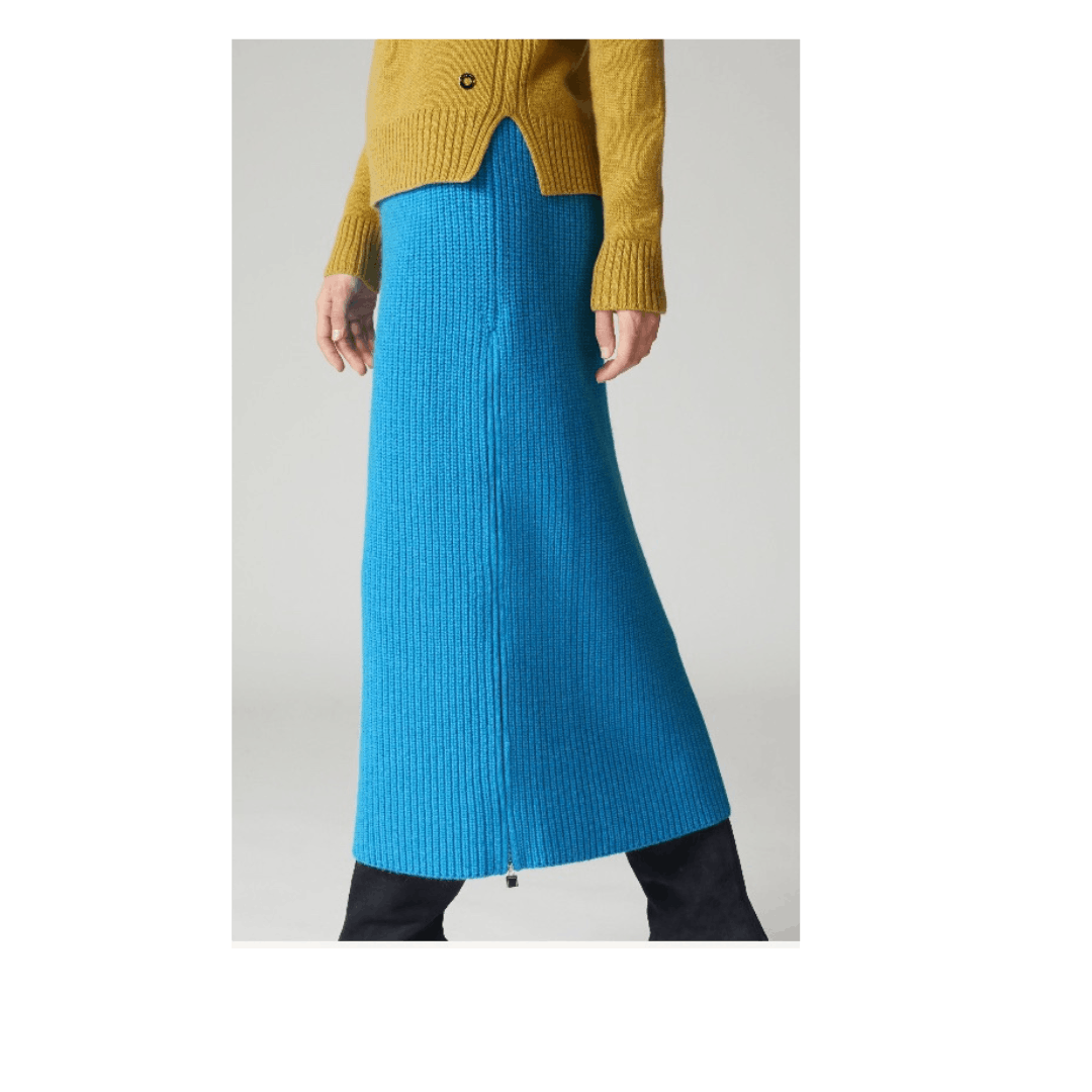 o1srvl11e1224 Davenport Skirt in Blue