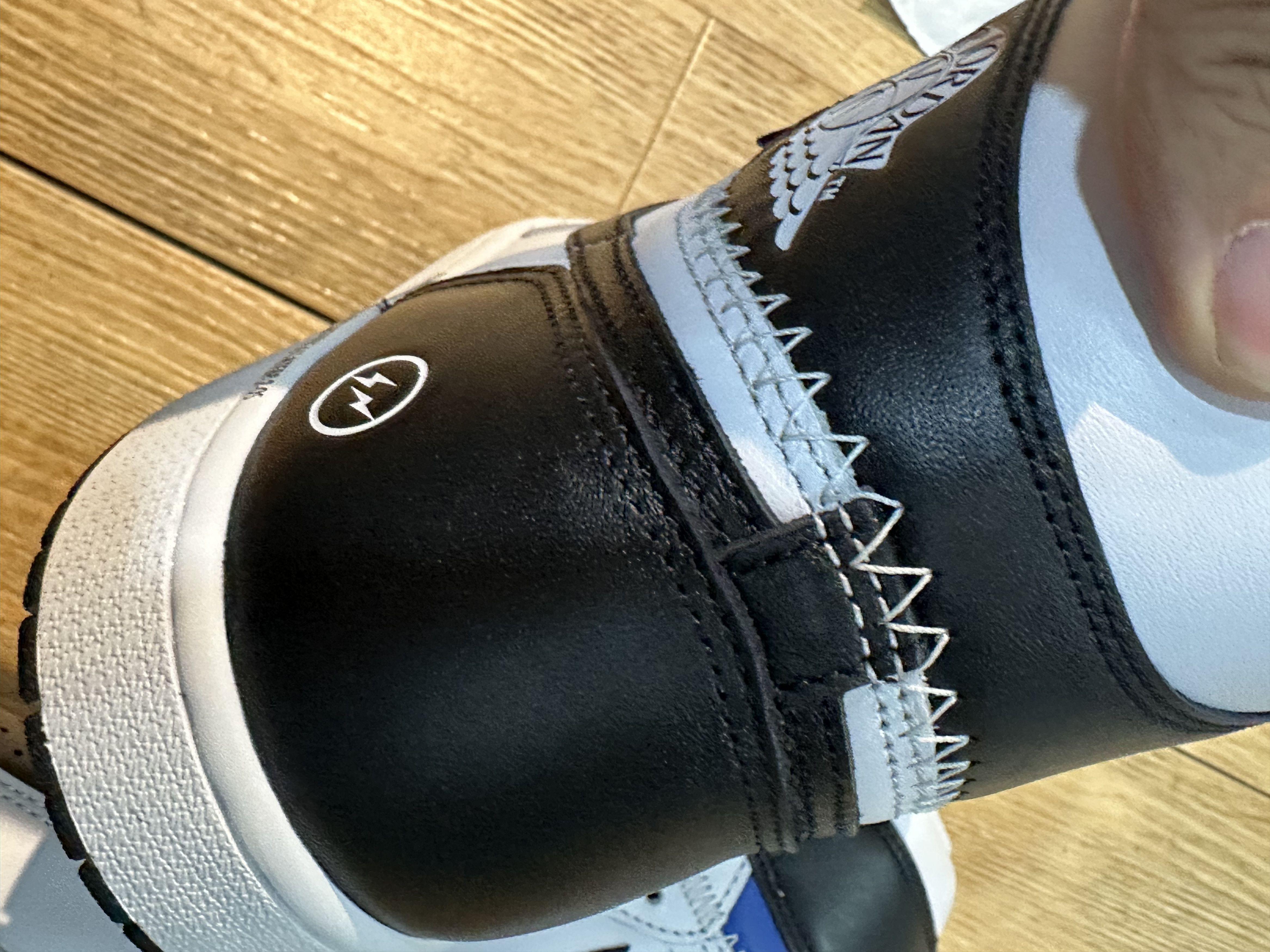 Fragment Design × Nike Jordan 1 Retro High OG SP Fragment x Union LA White Black Size US 9 / EU 42 - 6 Thumbnail