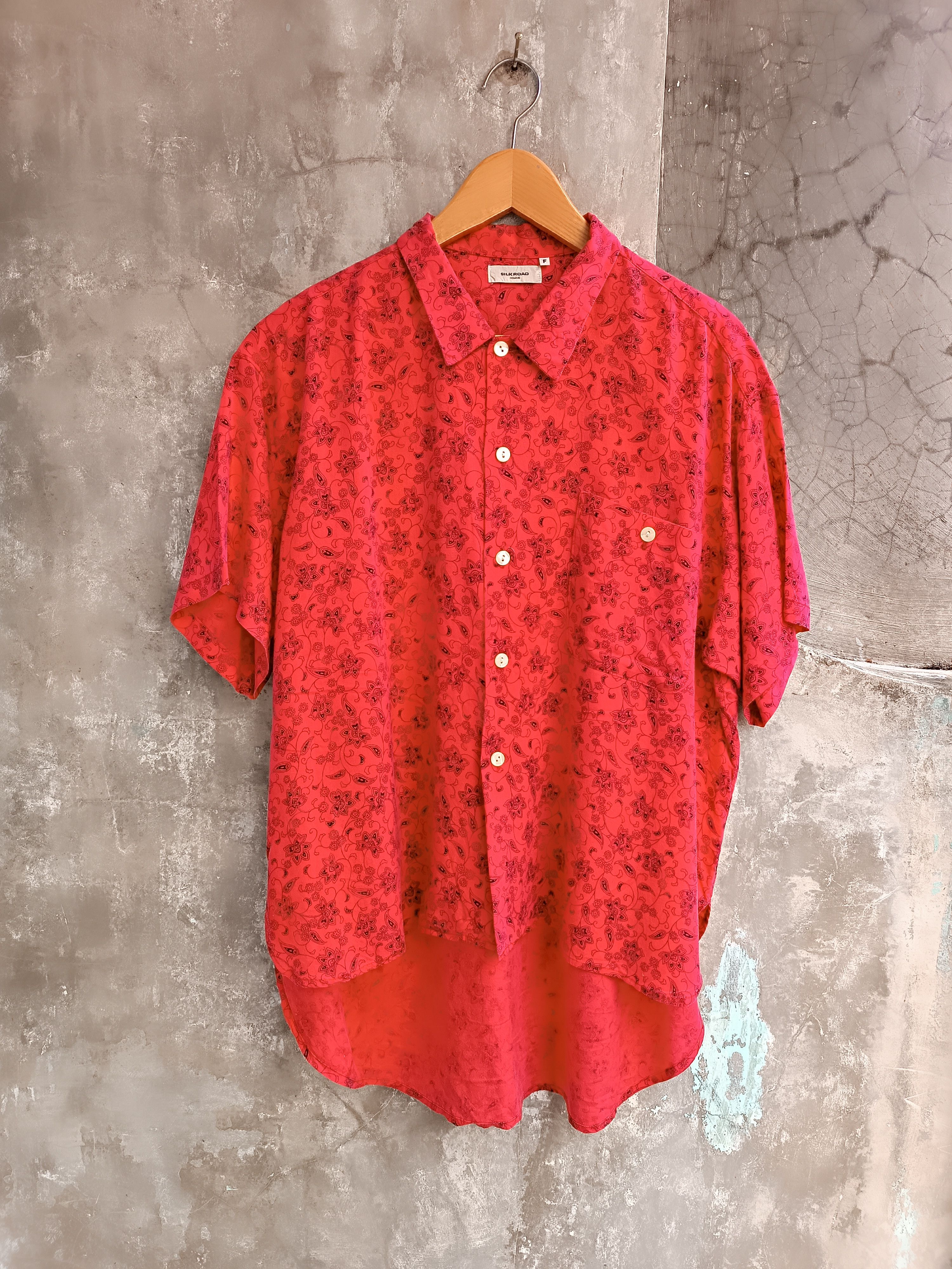 Japanese Brand SILK ROAD HOMME PAISLEY RAYON SHIRT Size US XL / EU 56 / 4 - 1 Thumbnail