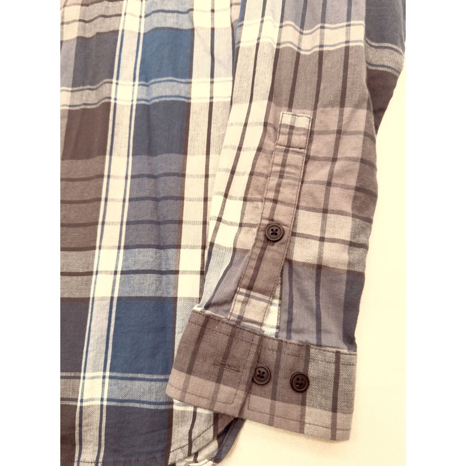 Vintage Columbia Long Sleeve Button-Up Mens Large Gray Plaid Shirt Regular Fit Size US L / EU 52-54 / 3 - 5 Thumbnail
