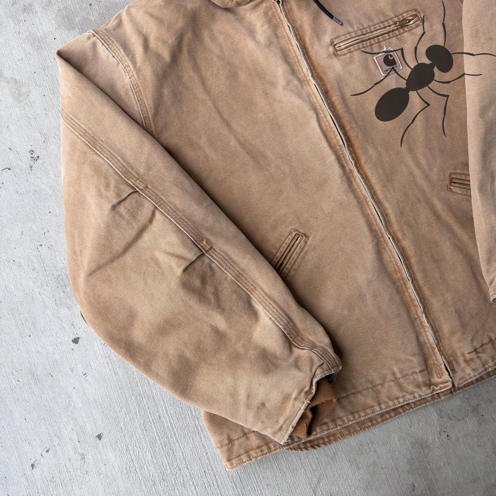 Carhartt × Vintage Carhartt J141 brown Sierra work wear jacket Size US XL / EU 56 / 4 - 2 Thumbnail