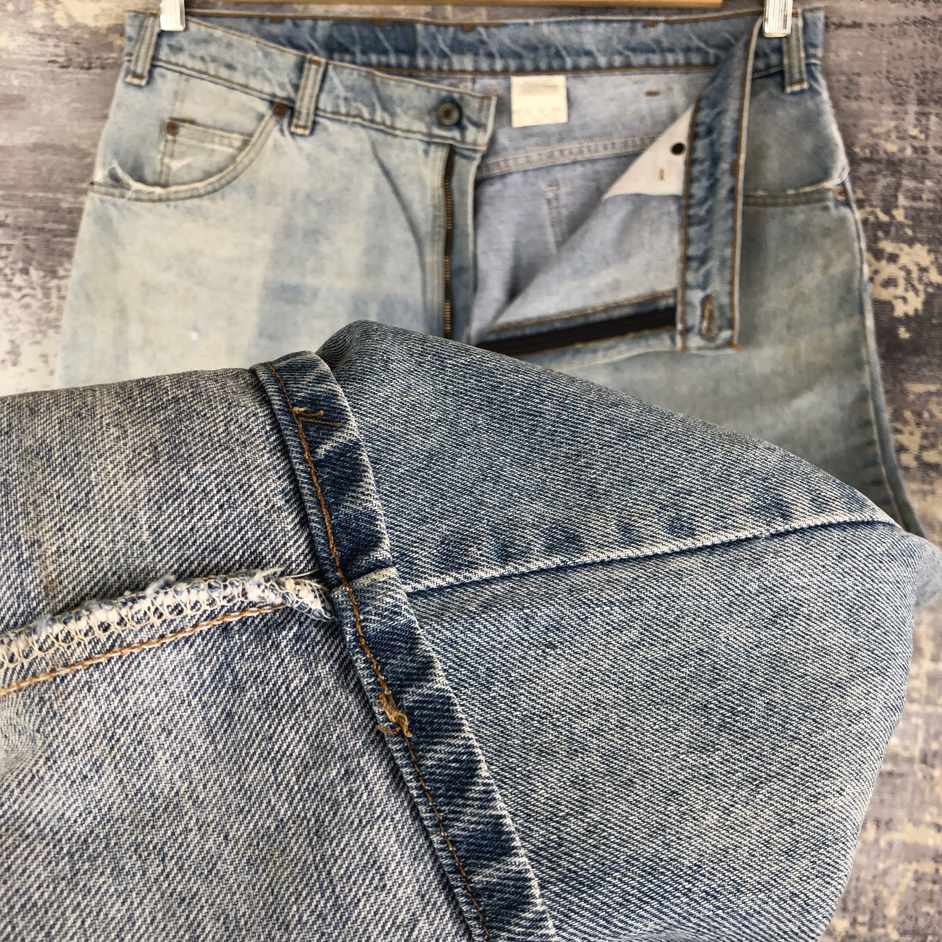 Levi's Vintage Levi's Orange Tab Jeans Levis Light Wash Faded Denim Size US 38 / EU 54 - 8 Thumbnail