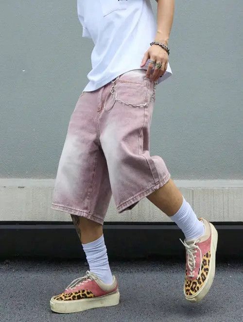 Jean Kitazawa x Fuji Faded Purple Jorts Jeans sh Size US 37 - 5 Thumbnail
