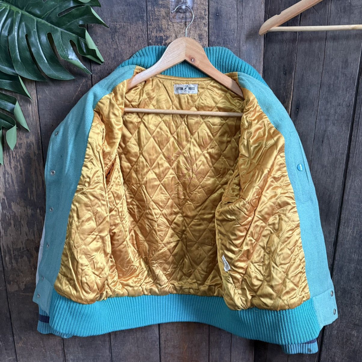 Vintage Vintage Leyton House F1 Grandprix Team Varsity Jacket Size US M / EU 48-50 / 2 - 7 Thumbnail