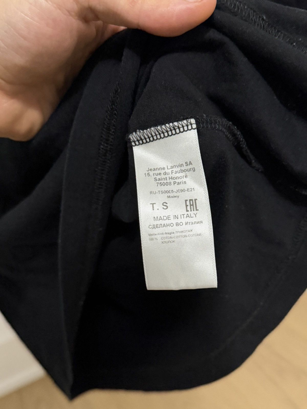 Gallery Dept. Gallery Dept x Lanvin Tee Size US S / EU 44-46 / 1 - 4 Thumbnail