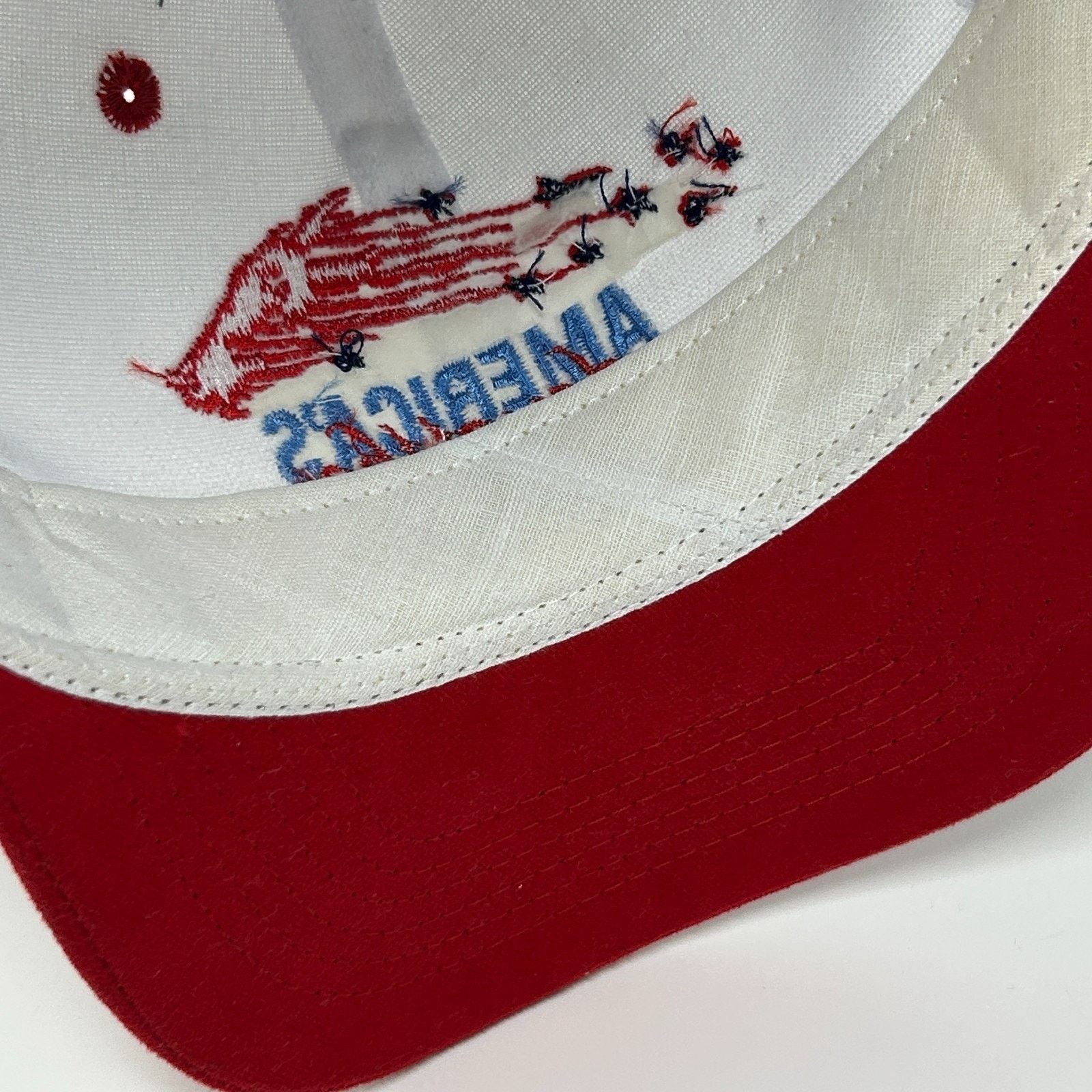 Vintage Vintage 90s Bay Meadows Racetrack Hat Baseball Cap Horse Size ONE SIZE - 5 Thumbnail
