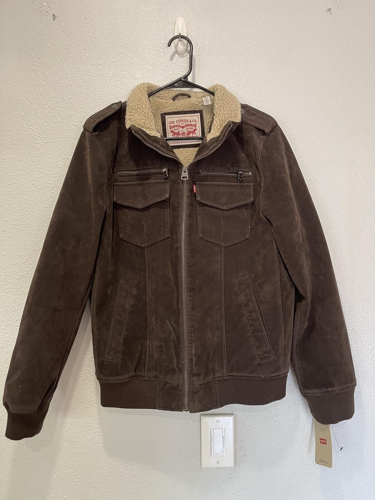 Other Levi's Brown Suede Sherpa Lined Jacket Size S Size US S / EU 44-46 / 1 - 1 Thumbnail
