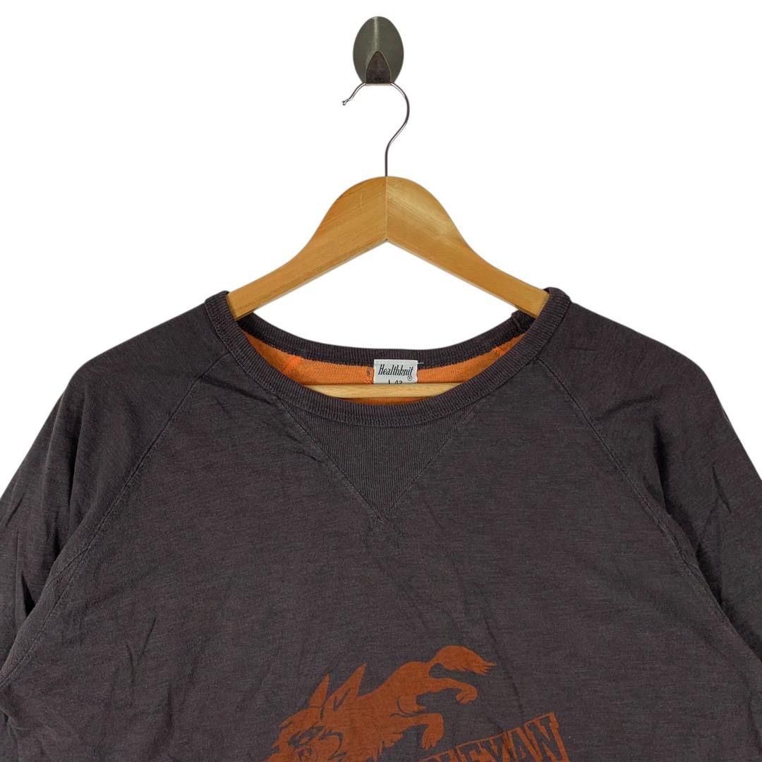 Other Vintage KANSAS WESLEYAN health knit long sleeve tee Size US L / EU 52-54 / 3 - 2 Thumbnail