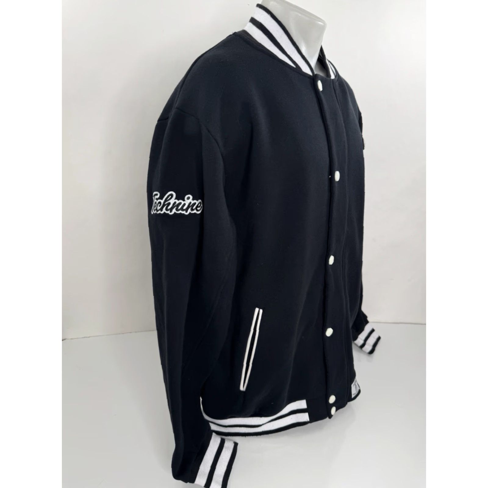 Vintage TECHNINE - Embroidered Varsity Mens XL Jacket Size US XL / EU 56 / 4 - 2 Thumbnail