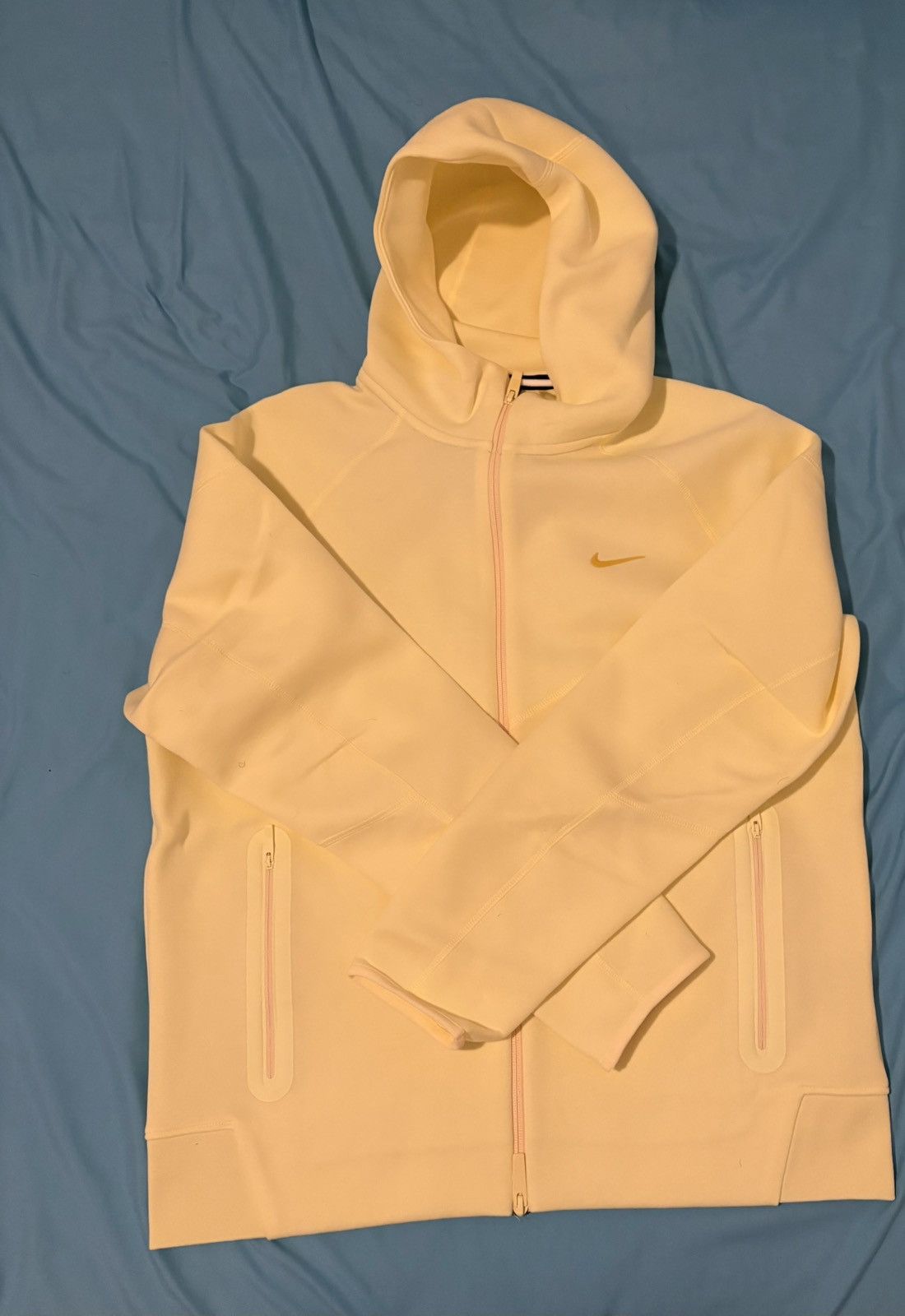 NOCTA Nike x NOCTA Large Tech Fleece Full Zip Hoodie Citron Tint Size US L / EU 52-54 / 3 - 3 Thumbnail
