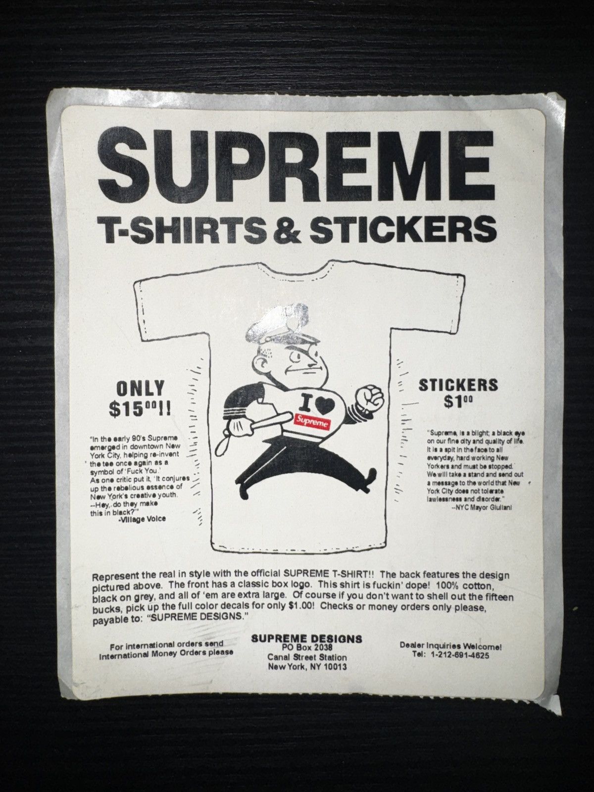 Supreme Supreme T-shirts And Stickers Sticker 2007 Size ONE SIZE - 1 Thumbnail
