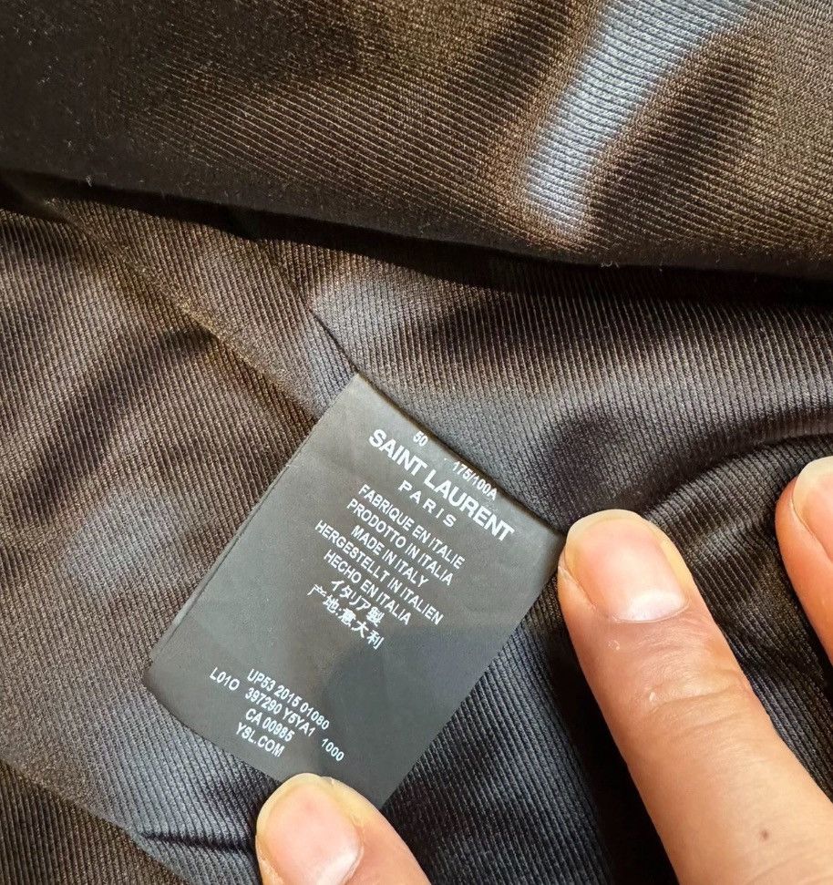 Saint Laurent Paris × Yves Saint Laurent Saint Laurent L01O Sheepskin motorcycle leathe2412-Nextarrow Size US M / EU 48-50 / 2 - 7 Thumbnail
