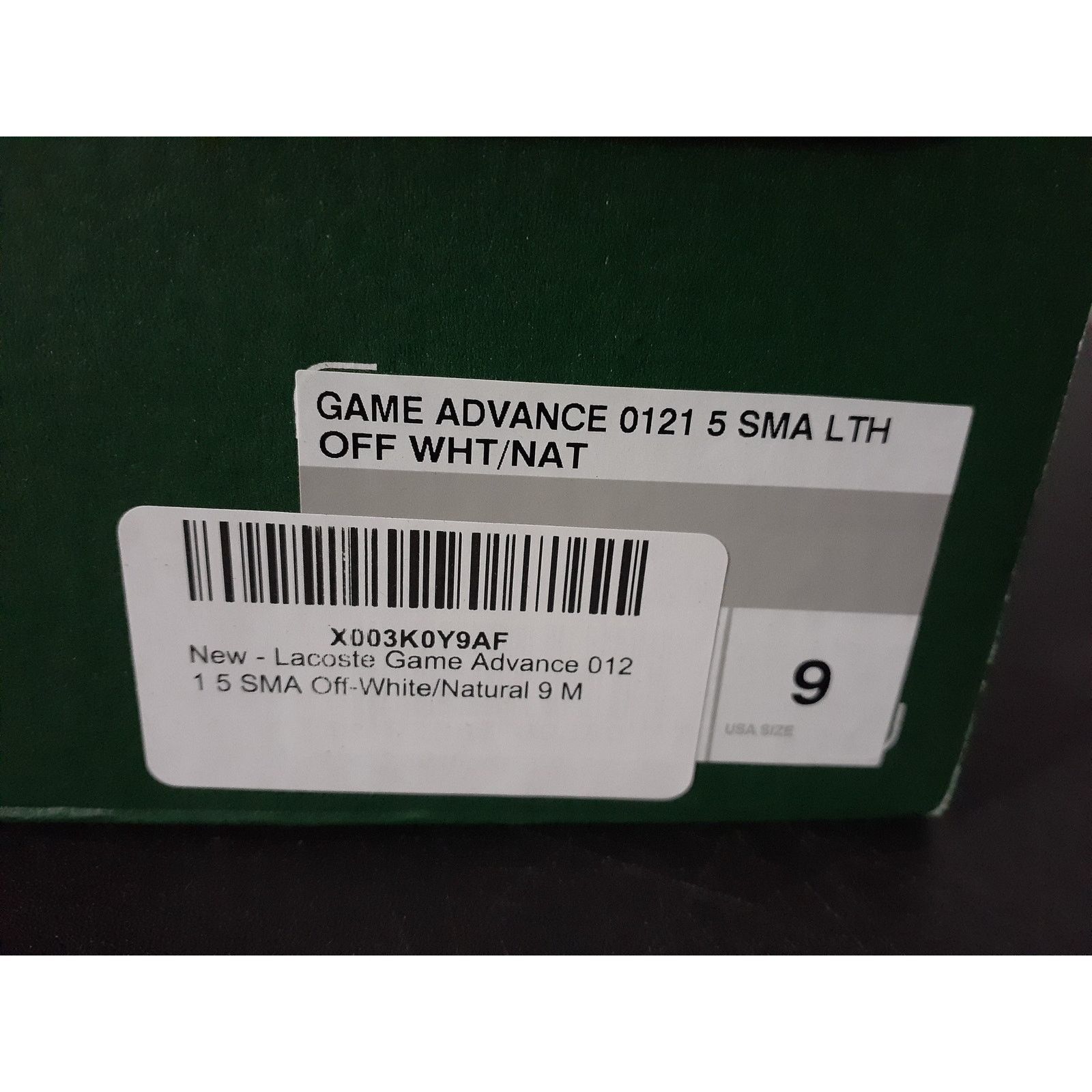 Lacoste Lacoste Game Advance 0121 5 SMA Off-White/Natural 9 M Size US 9 / EU 42 - 2 Thumbnail