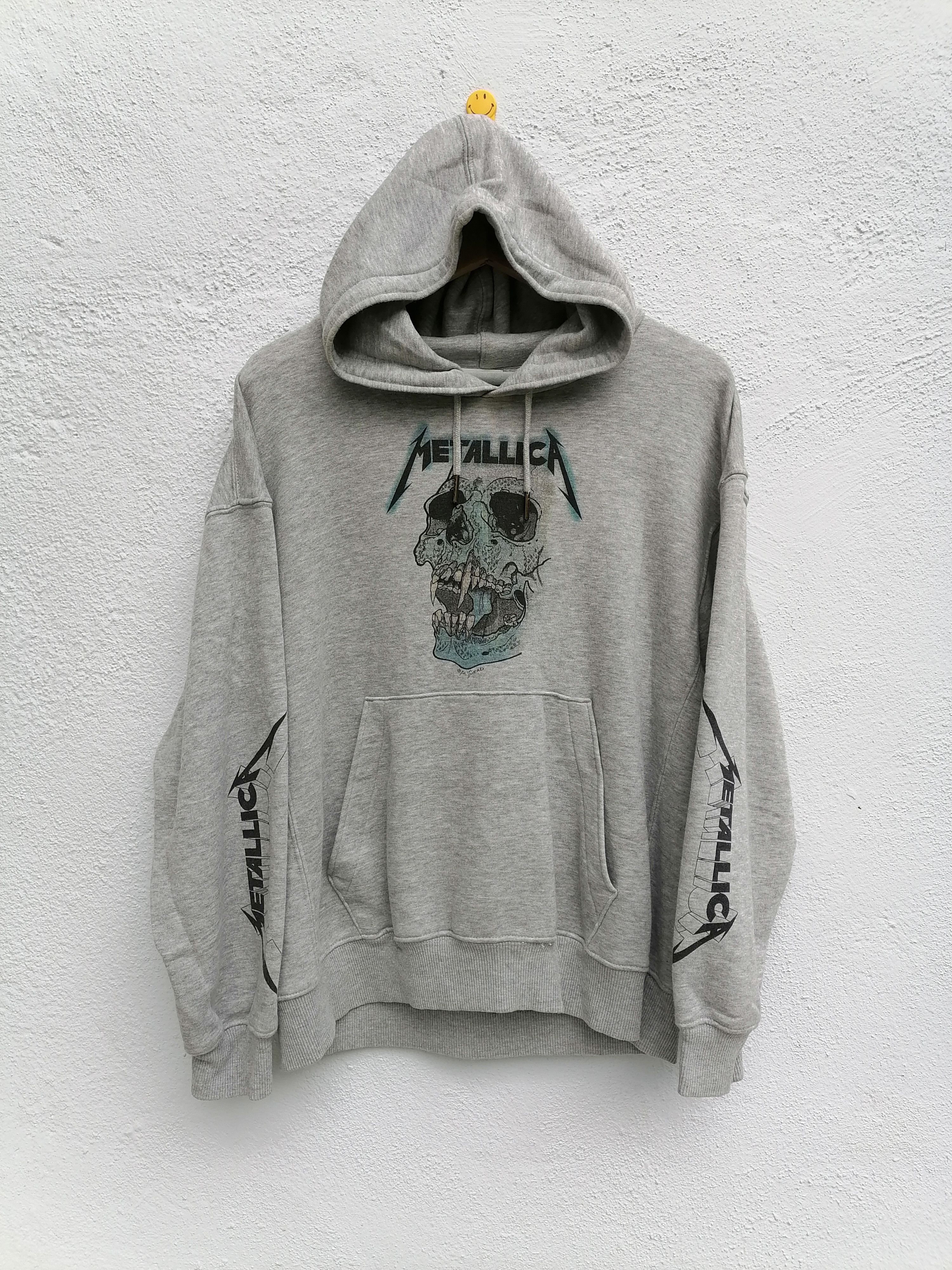 Band Tees × GU × Metallica ©2017 Metallica x Gu Under License Pushead Hoodies Size US S / EU 44-46 / 1 - 1 Thumbnail