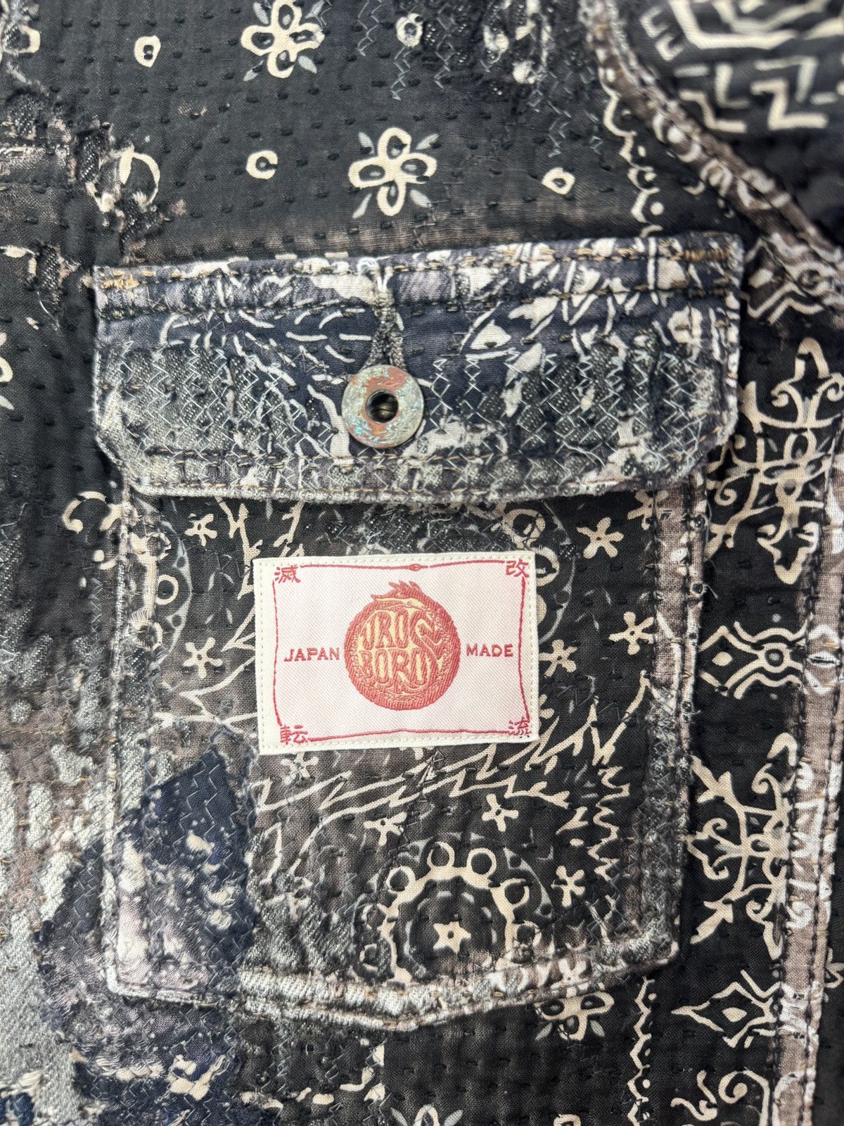 Proleta Re Art #783 1 of 1 BANDANA PRINT DENIM JACKET RRP $7,650 Size US M / EU 48-50 / 2 - 5 Thumbnail