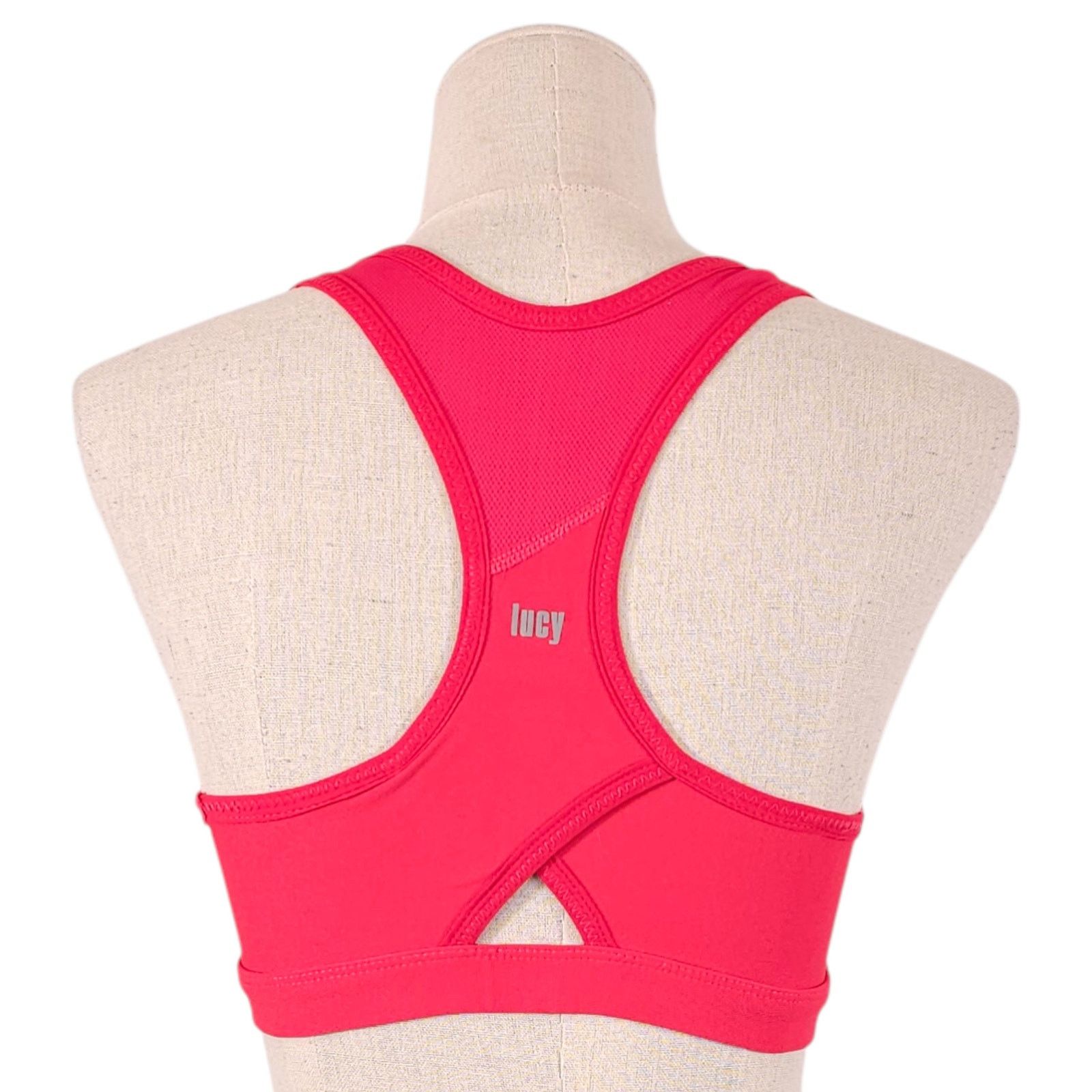 Other Lucy Watermelon Pink Lightly Padded Sports Bra Sz Small Size ONE SIZE - 2 Thumbnail