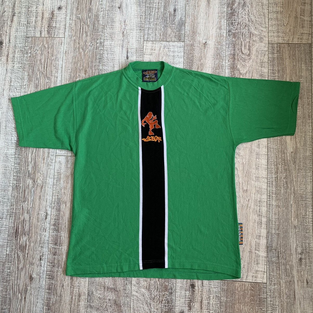 Vintage Vintage 90s Eclipse Marijuana Smoke T shirt Size US XL / EU 56 / 4 - 2 Thumbnail