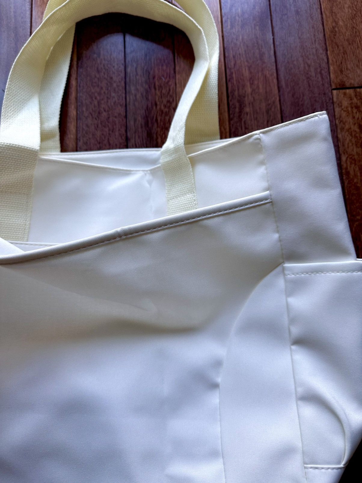 HIDDEN Hidden Embroidered Tote Bag - slightly off white Size ONE SIZE - 7 Thumbnail