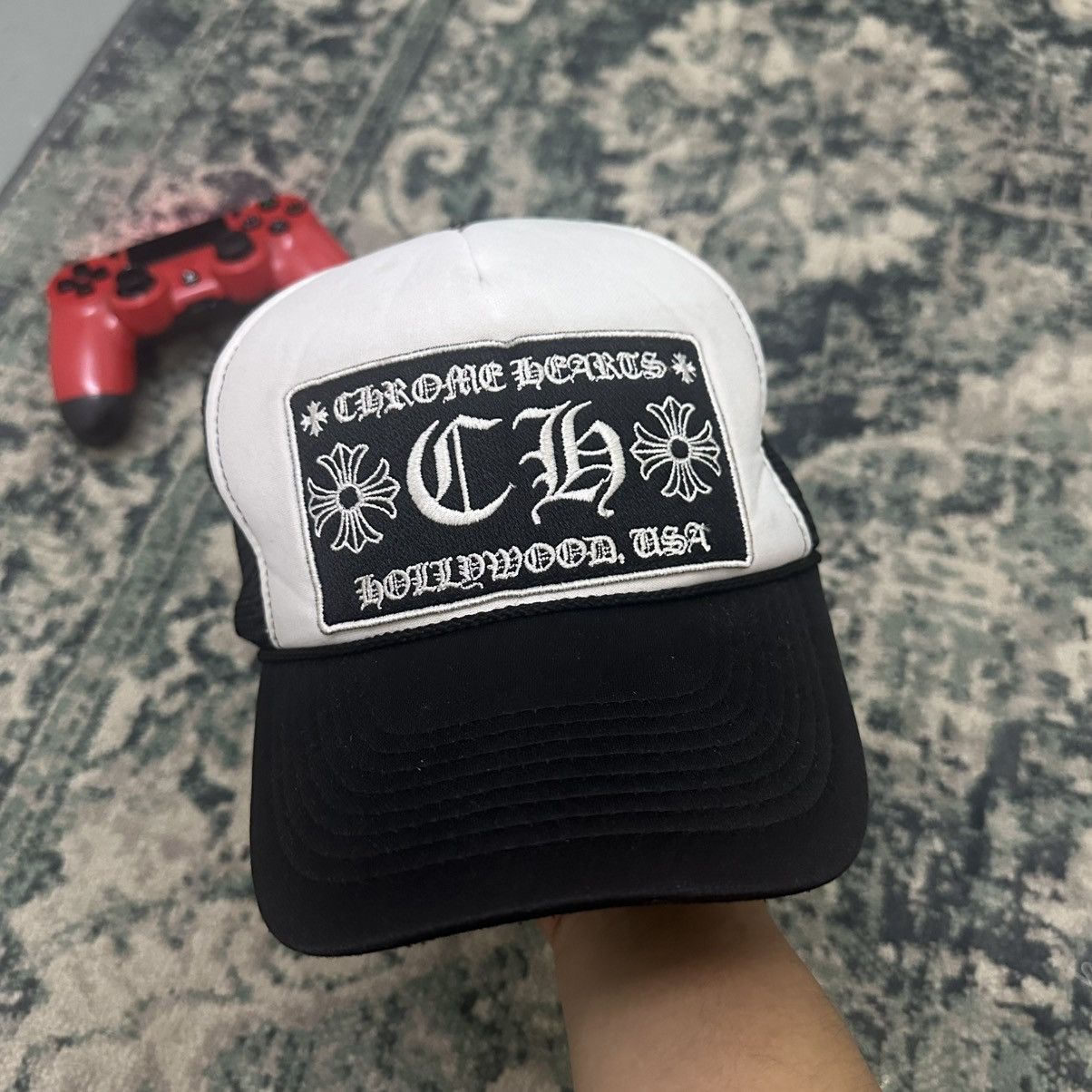 Chrome Hearts OG VINTAGE CHROME HEARTS TRUCKER HAT 🥷🏻 Size ONE SIZE - 1 Thumbnail