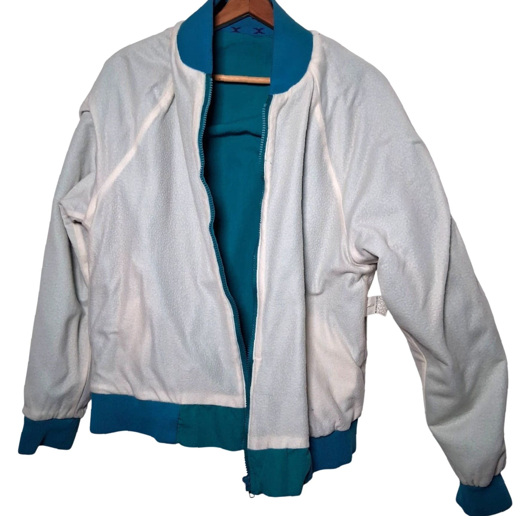Vintage VINTAGE Cal Craft Bomber Jacket Men XL Blue Southwestern Western Rodeo Aztec Size US XL / EU 56 / 4 - 4 Thumbnail