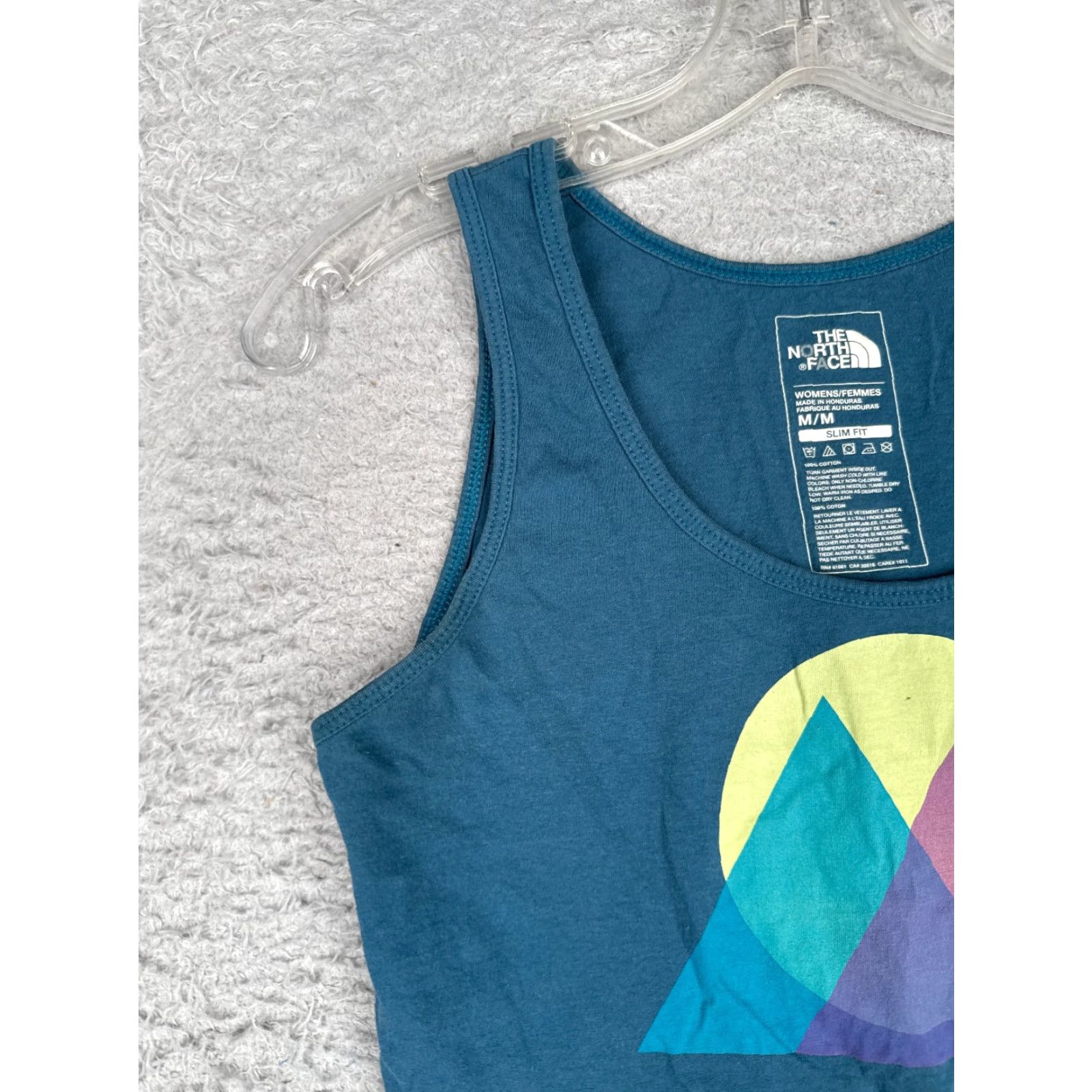 The North Face The North Face Shirt Women Medium Blue Tank Sleeveless Scoop Neck Cotton Slim Size M / US 6-8 / IT 42-44 - 3 Thumbnail