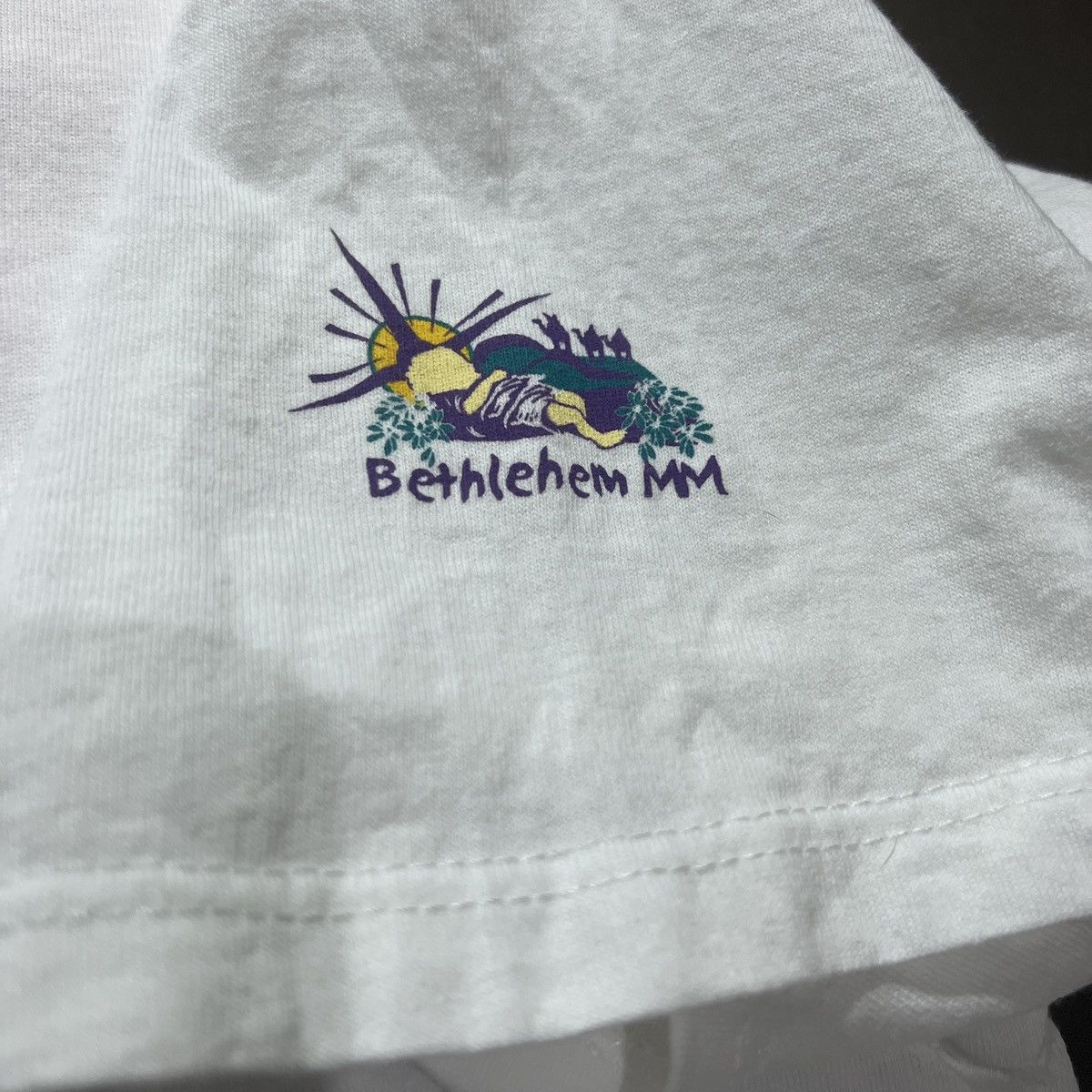 Vintage Vintage Y2K Bethlehem Jesus God Holy Bible Promo Tee XL Size US XL / EU 56 / 4 - 3 Thumbnail