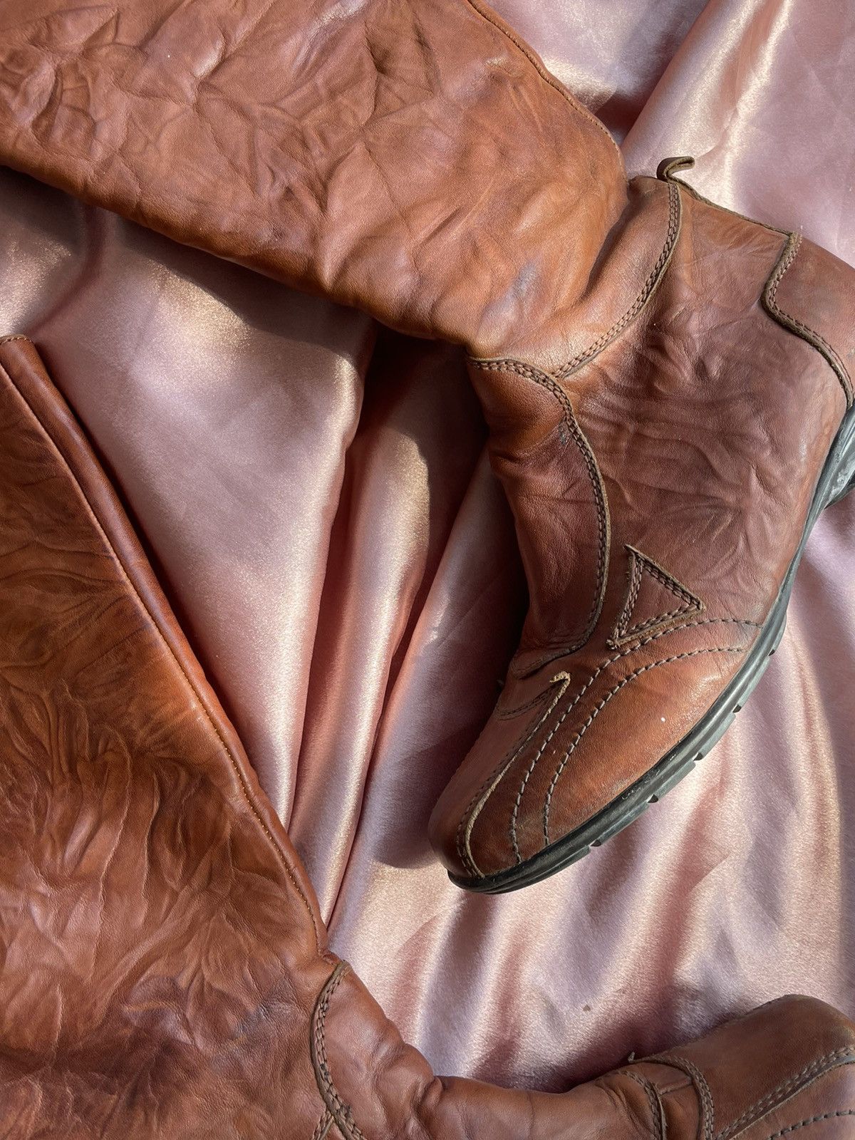 Vintage y2k leather boots Size US 6.5 / IT 36.5 - 6 Thumbnail