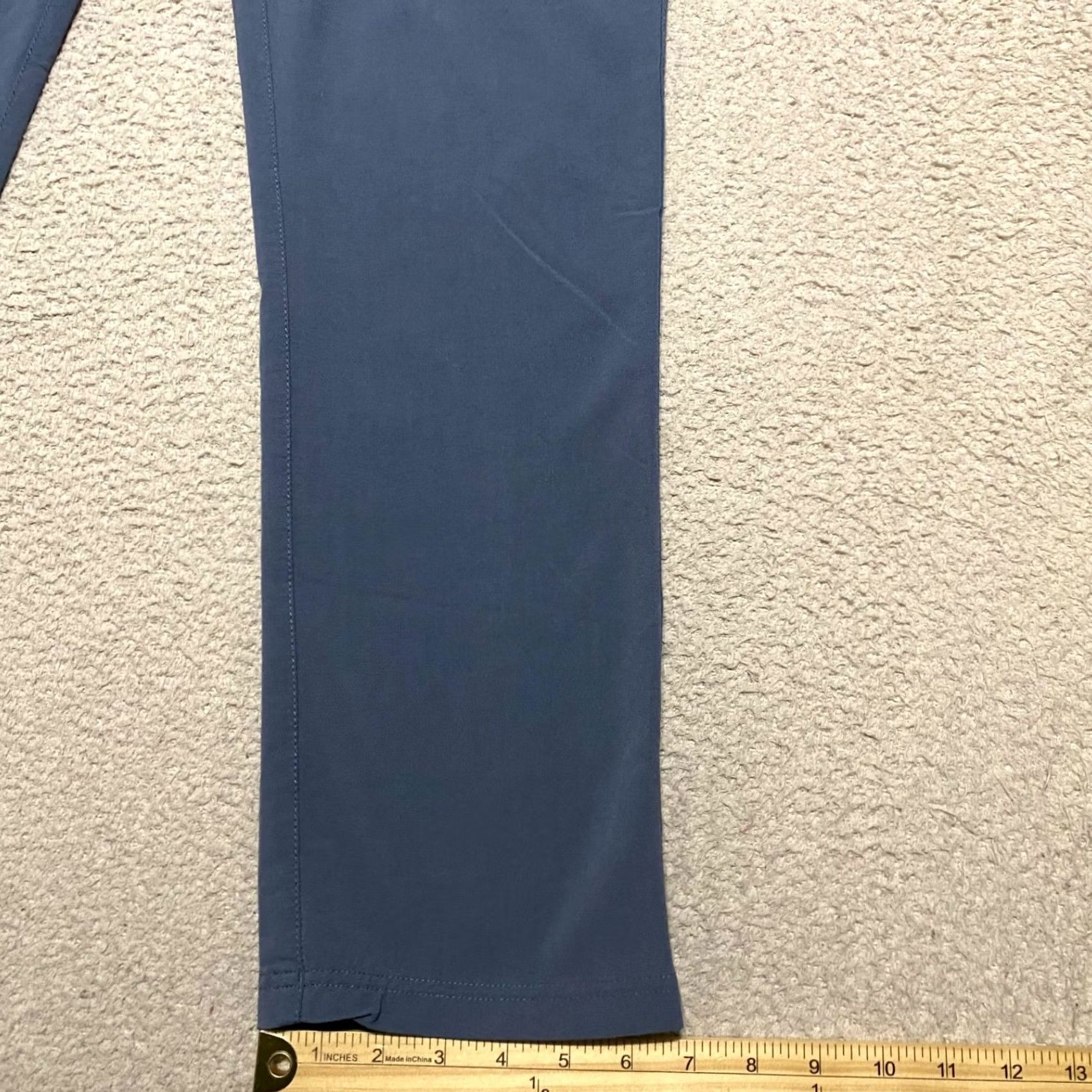 Vintage Tasc Pants Blue Straight Mid Chino Regular 32x30 Mens Slim Pocket Logo Button Inseam 28in Size US 32 / EU 48 - 5 Thumbnail