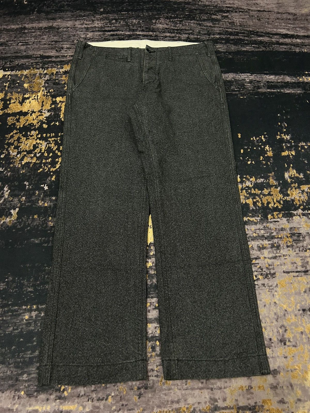 Burgus Plus Burgus Plus Lot 401 Salt & Pepper Military Trouser Pants Size US 34 / EU 50 - 2 Thumbnail