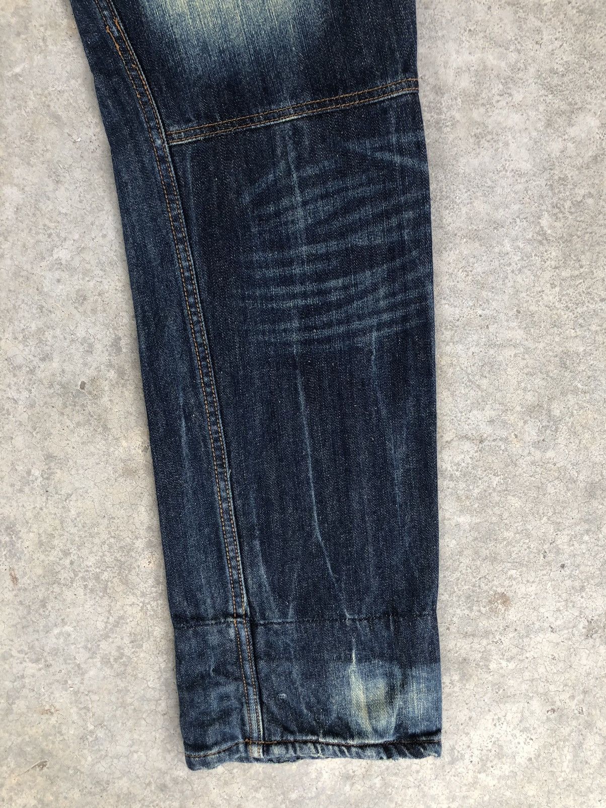 Japanese Brand Japanese Memory Special Double Waist Distressed Embroidered Size US 32 / EU 48 - 13 Thumbnail