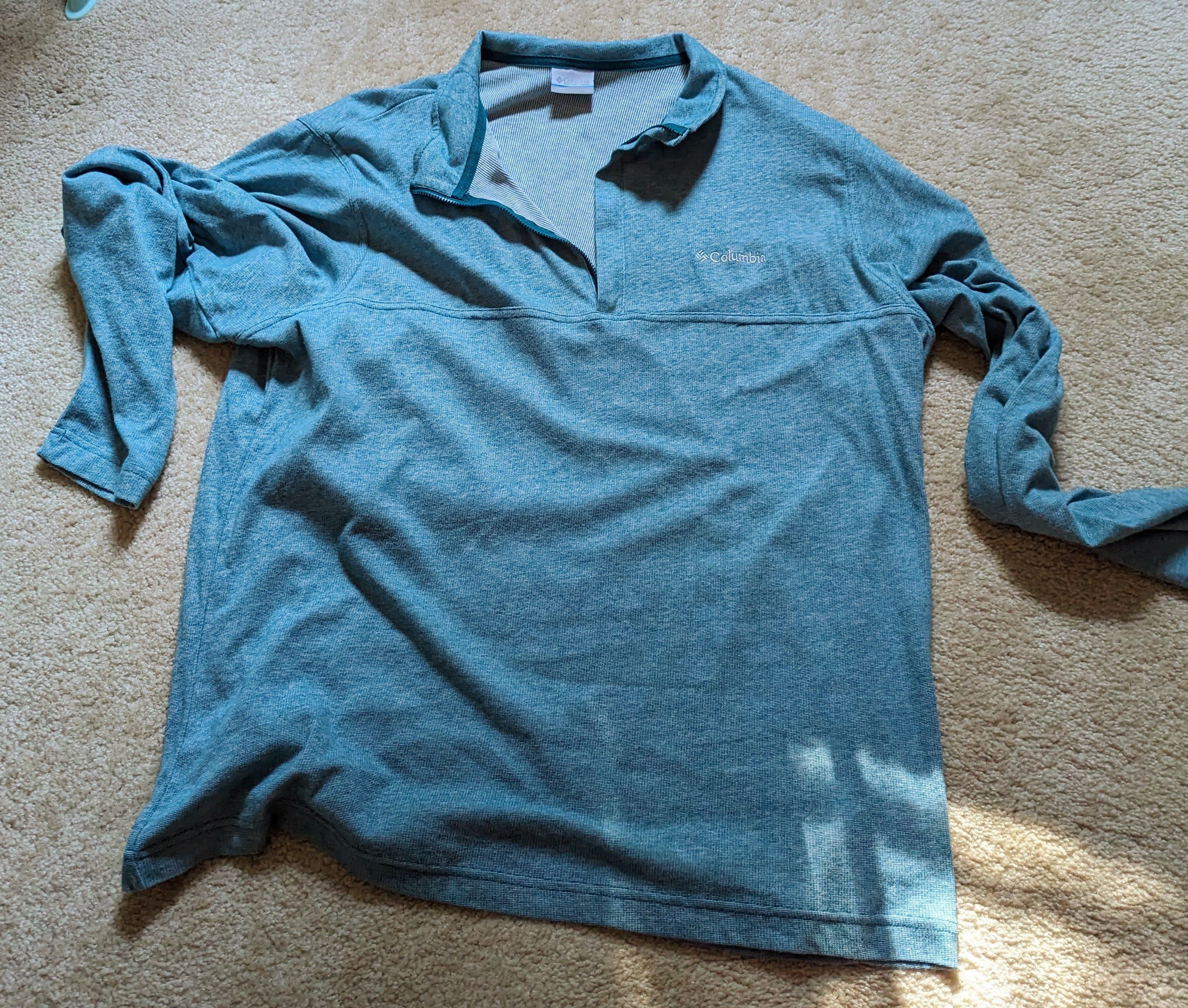 Columbia Colombia light weight 1/4 zip jacket Size US XL / EU 56 / 4 - 1 Thumbnail