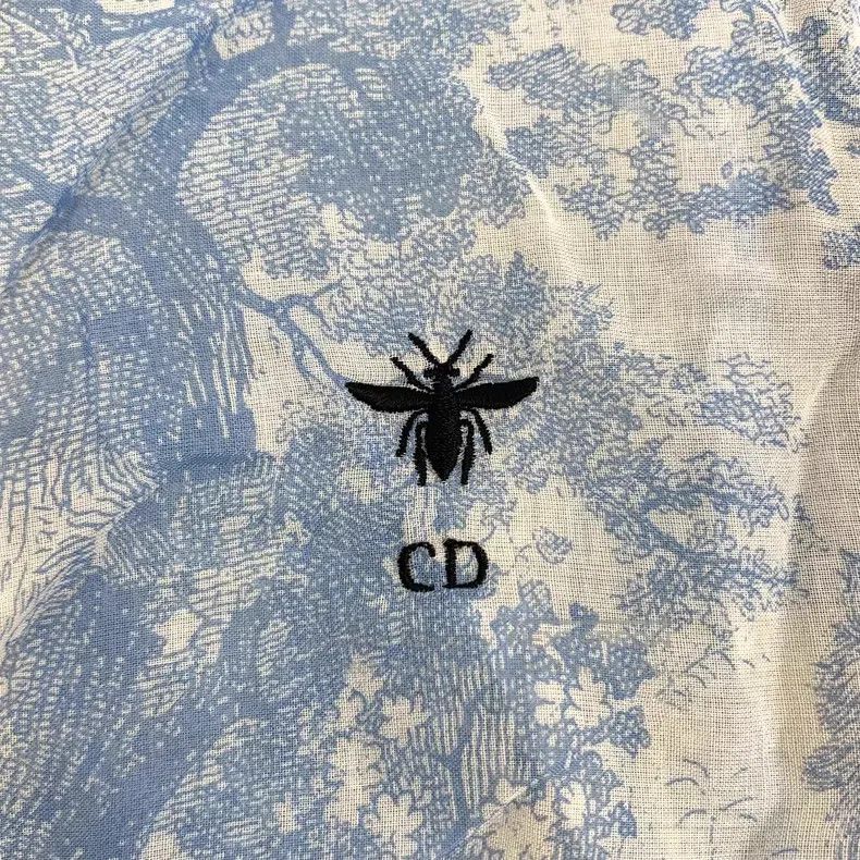 Dior Dior 22 blue animal jungle print cotton single-breasted lo Size XS / US 0-2 / IT 36-38 - 5 Thumbnail