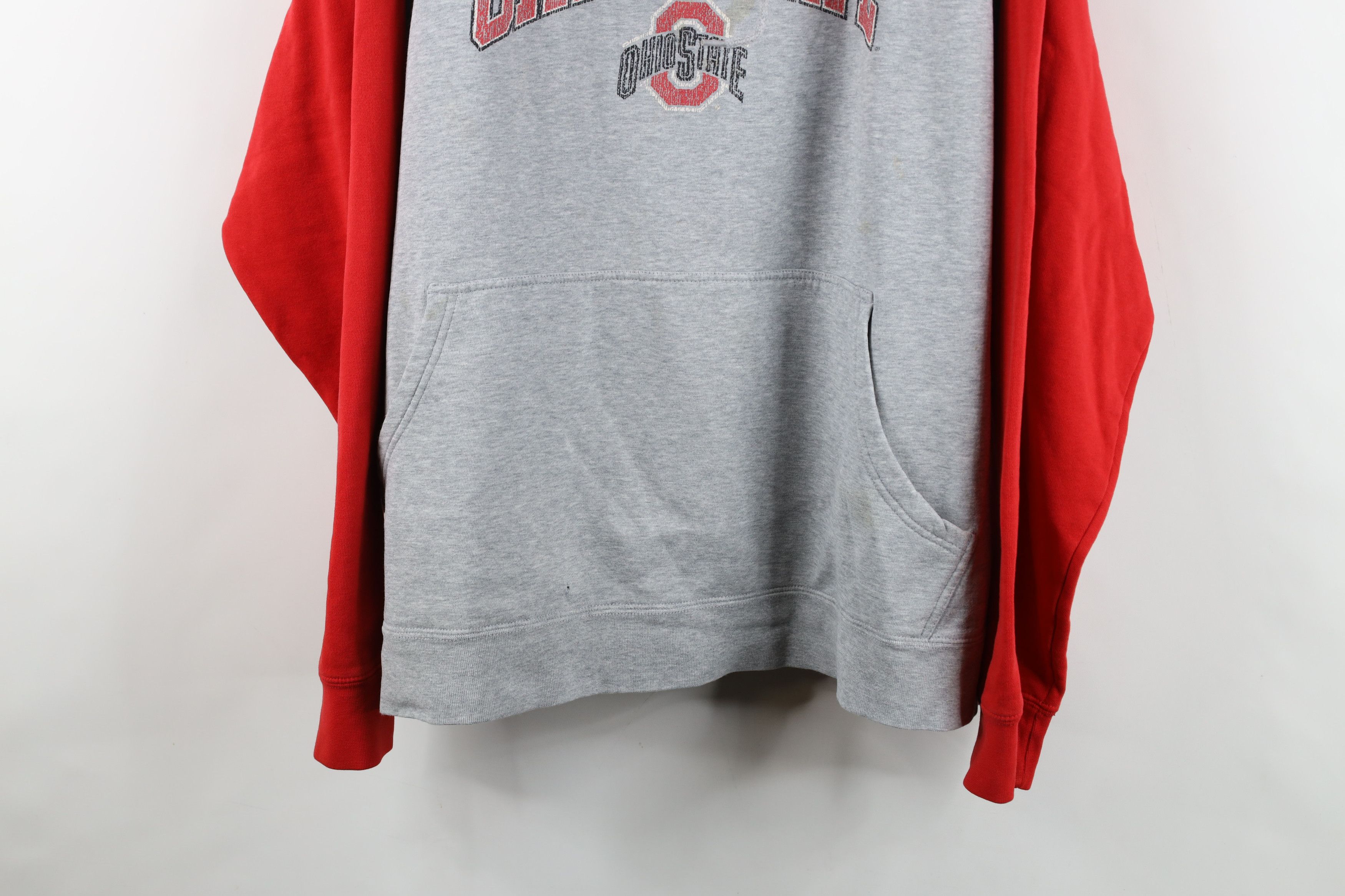 Vintage Vintage 90s Y2K Spell Out Ohio State University Hoodie Gray Size US XXL / EU 58 / 5 - 3 Thumbnail