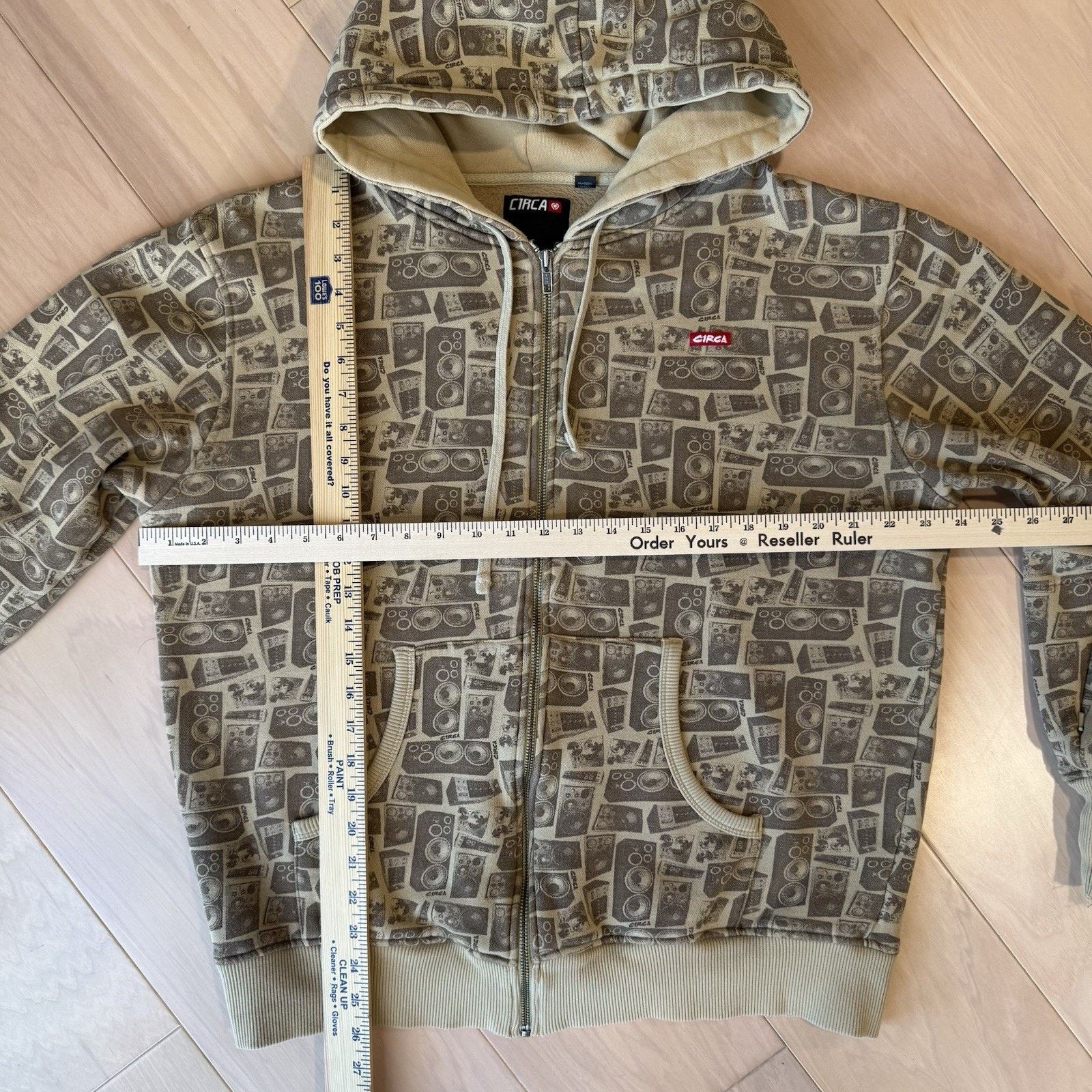 C1RCA Vintage Circa Skateboards Jacket M Brown Full Zip Fleece Size US M / EU 48-50 / 2 - 3 Thumbnail