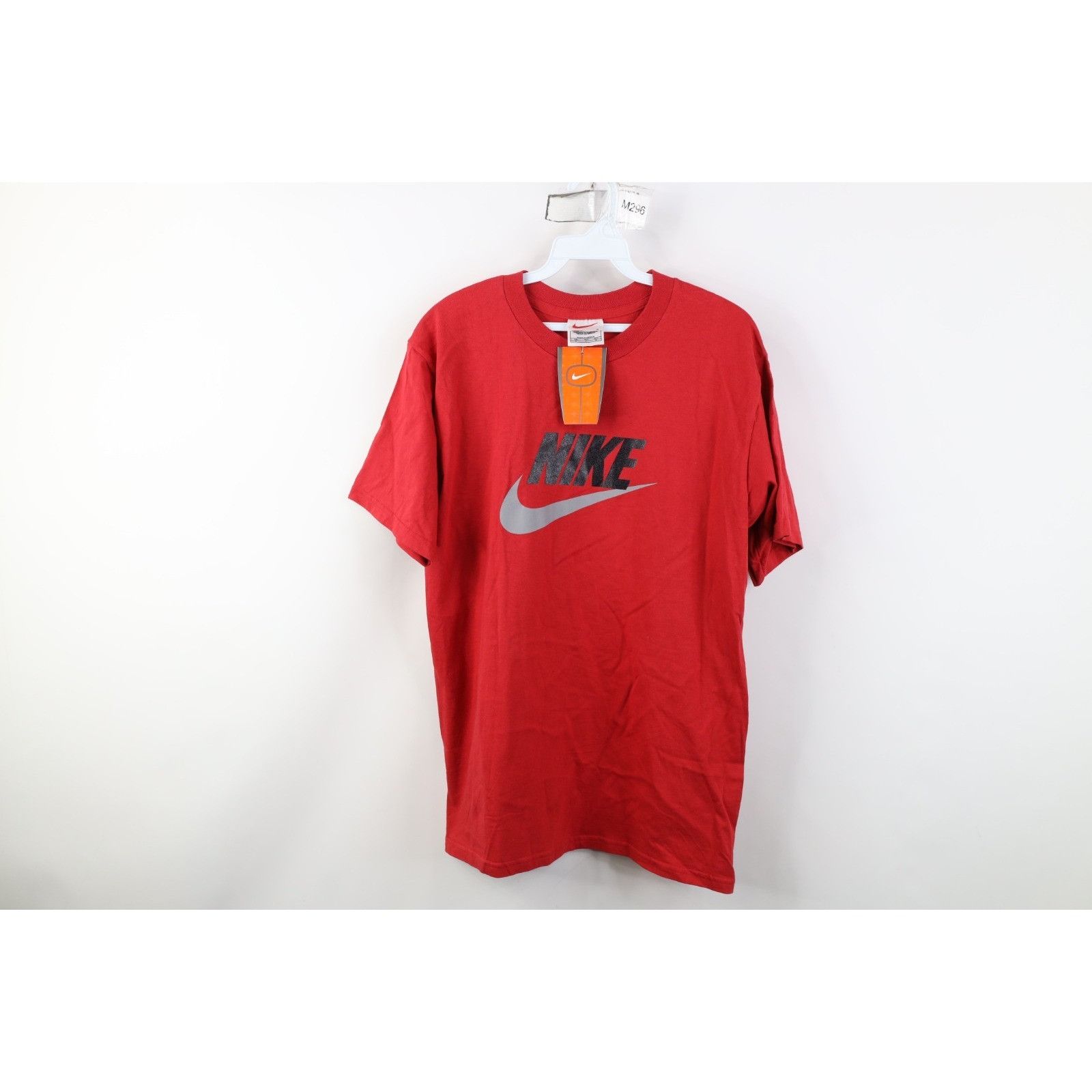 Nike NOS Vintage 90s Y2K Nike Travis Scott Big Swoosh T-Shirt Size US S / EU 44-46 / 1 - 1 Thumbnail